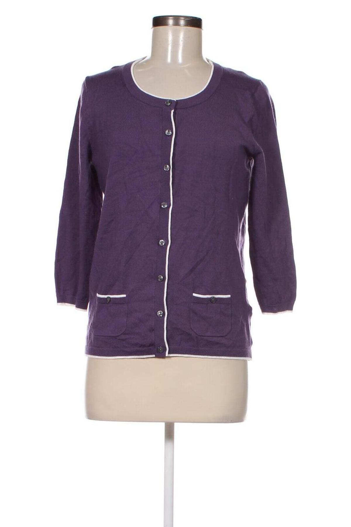 Damen Strickjacke Lands' End, Größe S, Farbe Lila, Preis € 7,49