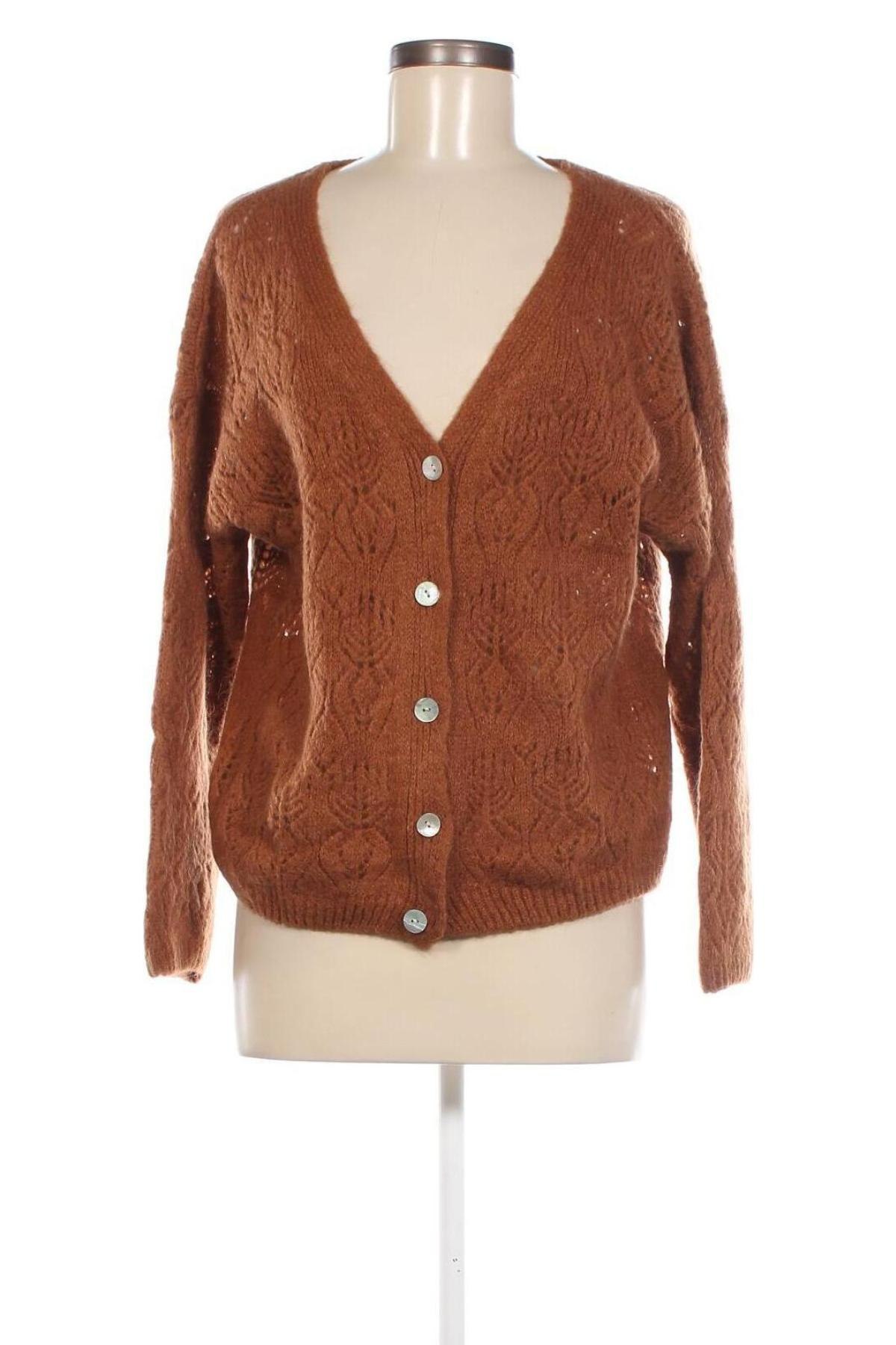 Cardigan de damă Lola & Liza, Mărime M, Culoare Maro, Preț 63,39 Lei