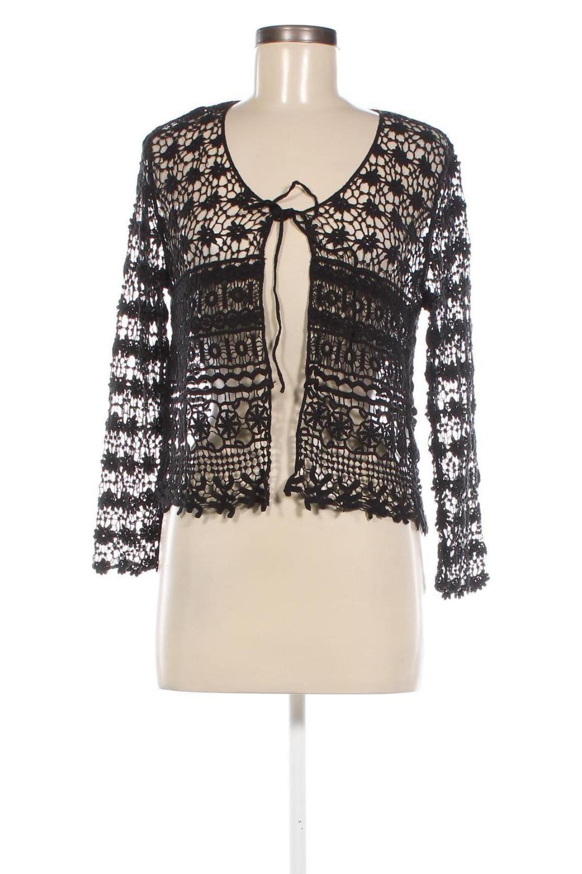 Cardigan de damă M.X.O, Mărime M, Culoare Negru, Preț 19,08 Lei