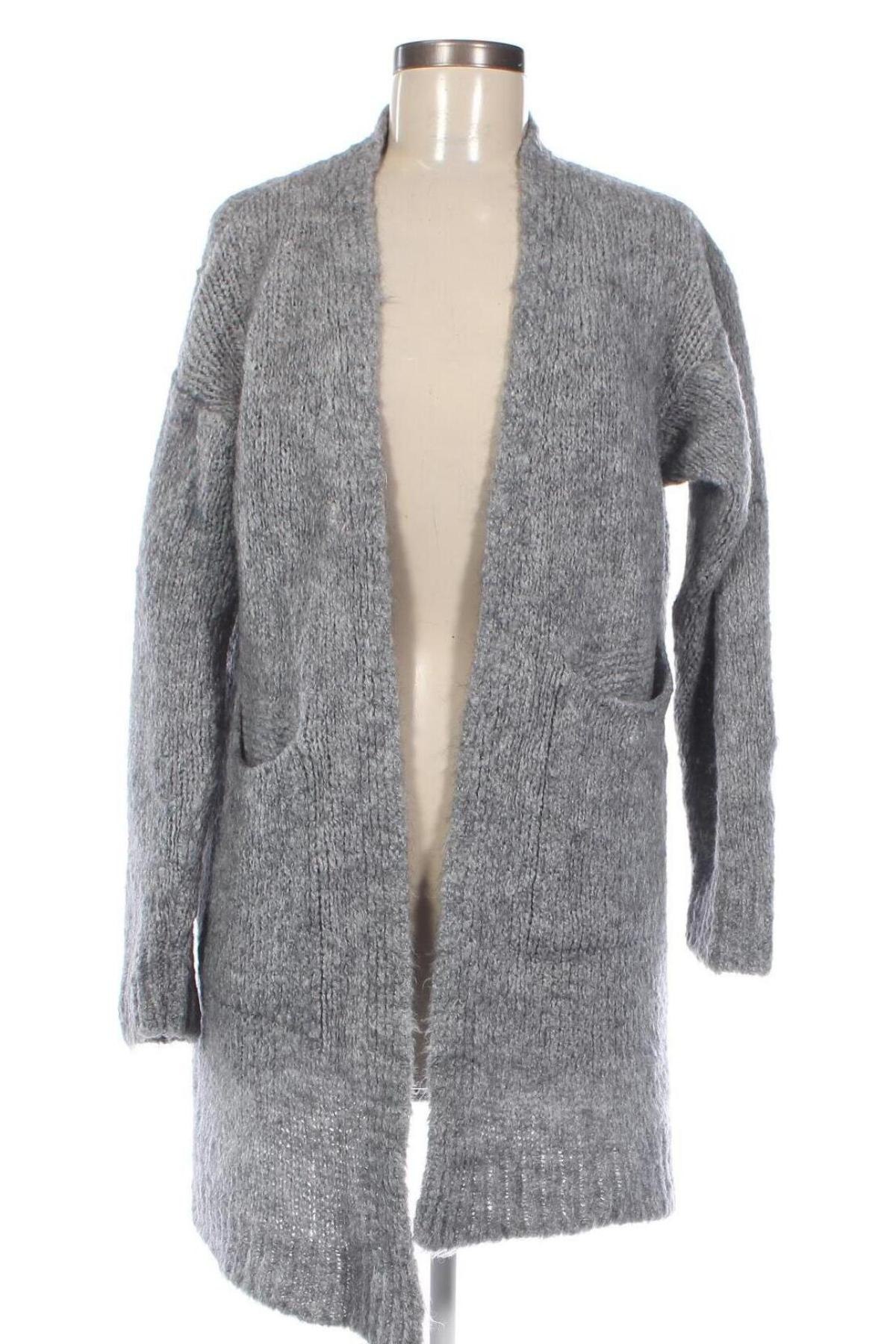 Damen Strickjacke Made With Love, Größe L, Farbe Grau, Preis 8,88 €