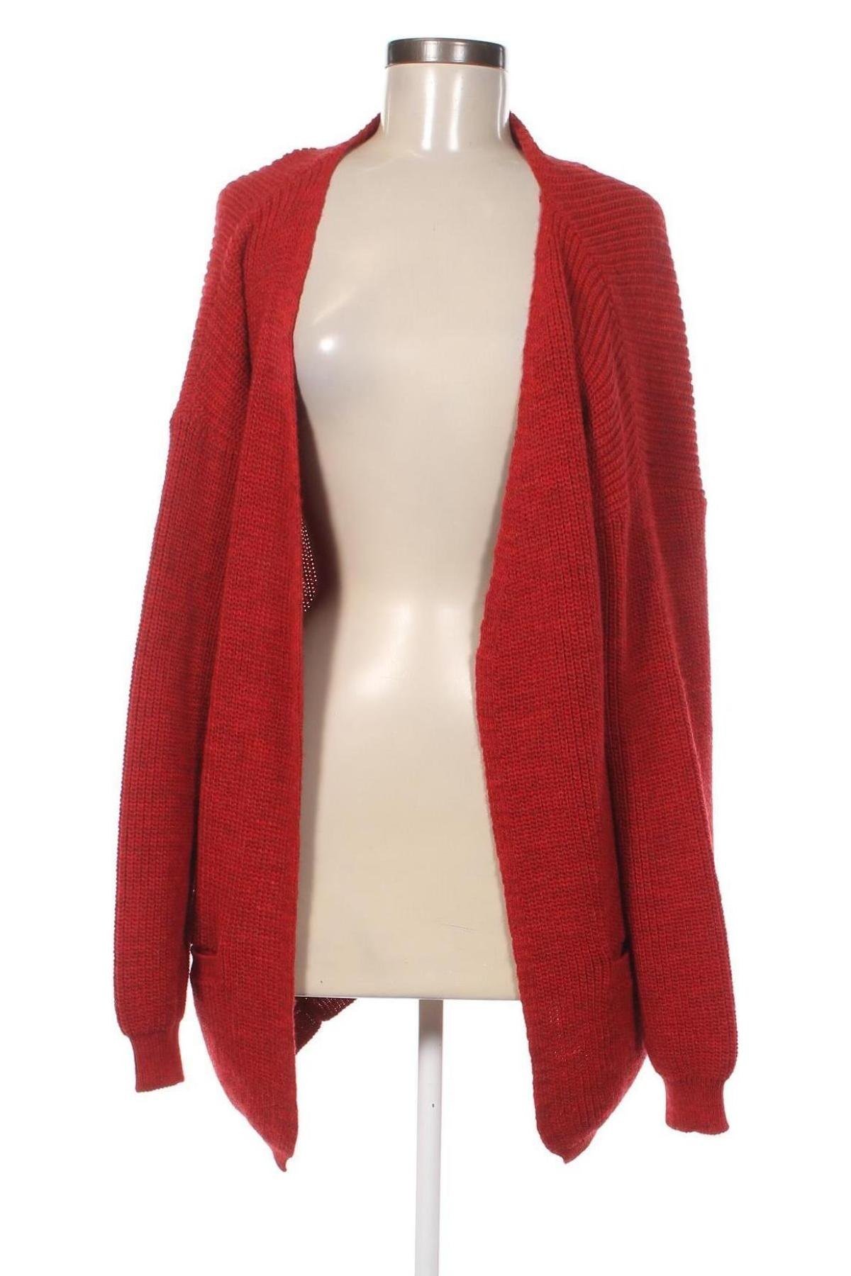 Damen Strickjacke NA-KD, Größe XL, Farbe Rot, Preis 11,95 €