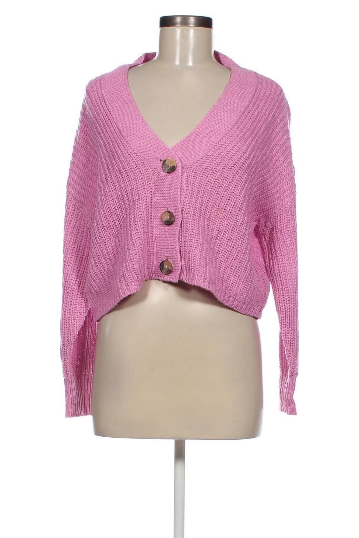 Damen Strickjacke ONLY, Größe M, Farbe Rosa, Preis 18,79 €