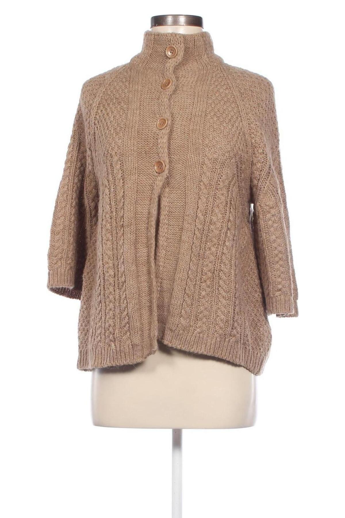 Damen Strickjacke Olsen, Größe M, Farbe Beige, Preis 9,99 €