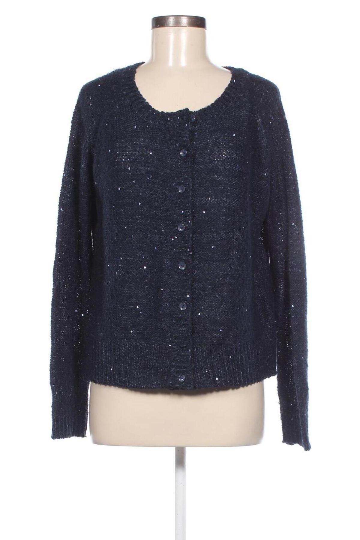 Cardigan de damă Pescara, Mărime XL, Culoare Albastru, Preț 33,99 Lei