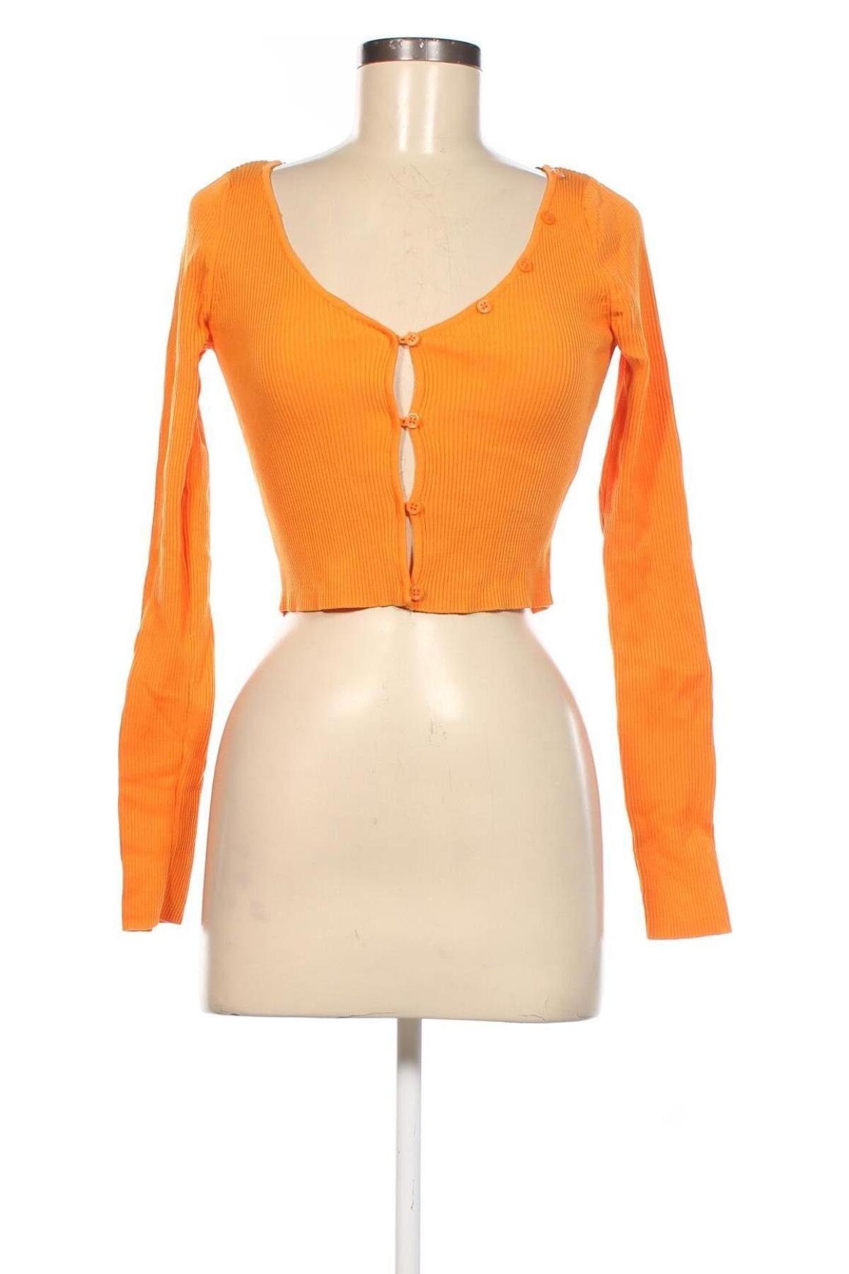 Damen Strickjacke Primark, Größe M, Farbe Orange, Preis 6,66 €