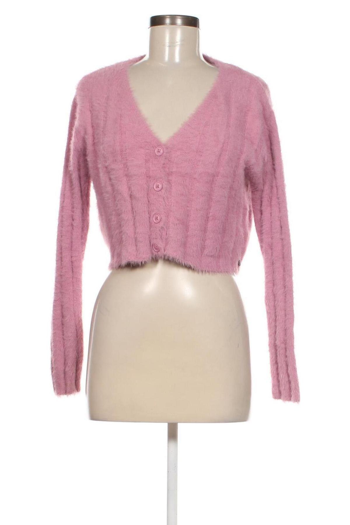 Damen Strickjacke Pull&Bear, Größe XS, Farbe Rosa, Preis 20,18 €