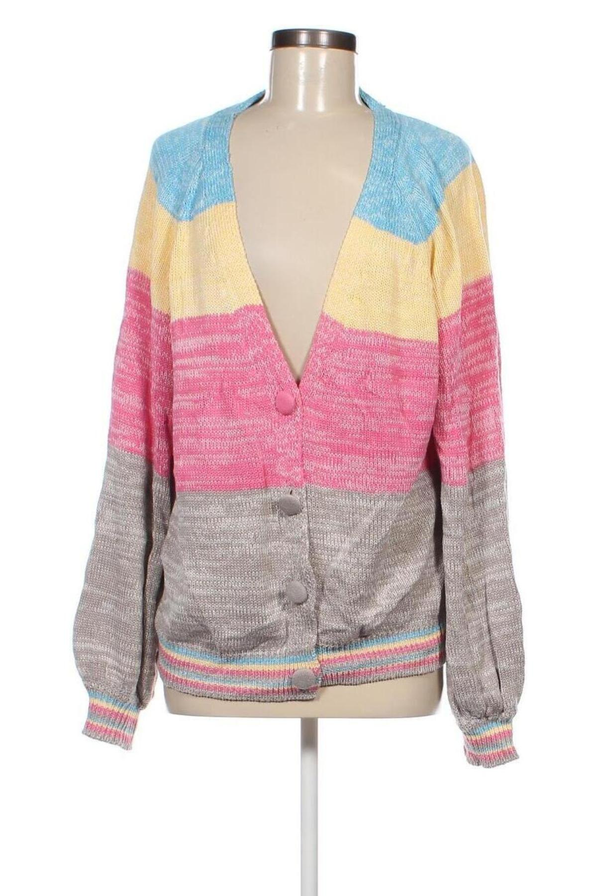 Damen Strickjacke Rainbow, Größe M, Farbe Mehrfarbig, Preis 6,66 €