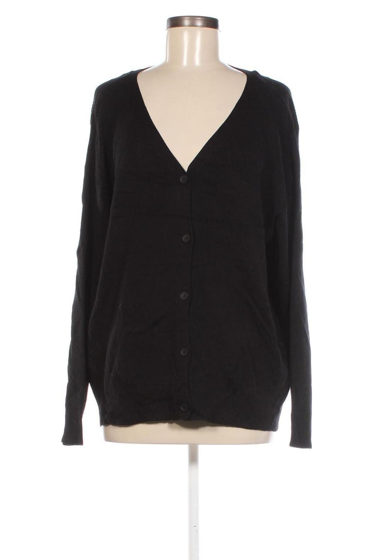 Cardigan de damă Rockmans, Mărime XXL, Culoare Negru, Preț 168,26 Lei