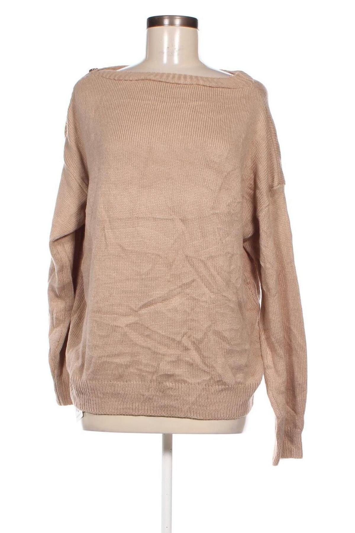 Damen Strickjacke SHEIN, Größe L, Farbe Beige, Preis € 9,48