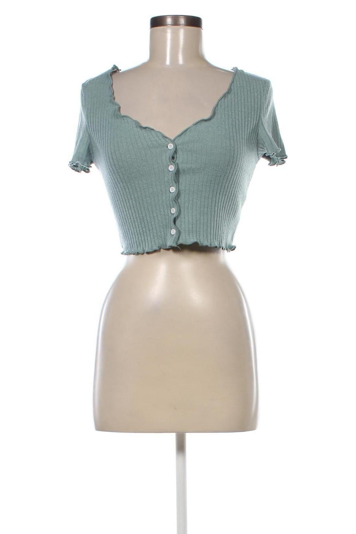 Cardigan de damă SHEIN, Mărime S, Culoare Verde, Preț 31,48 Lei