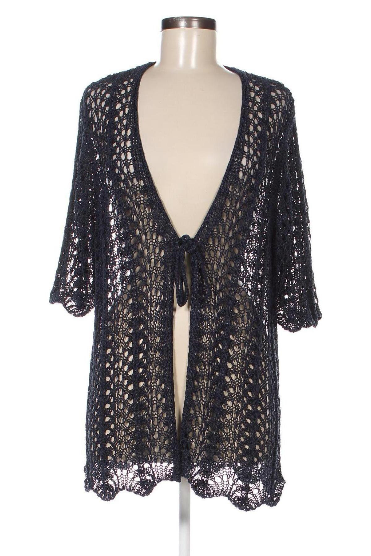 Cardigan de damă Samoon, Mărime S, Culoare Albastru, Preț 26,97 Lei