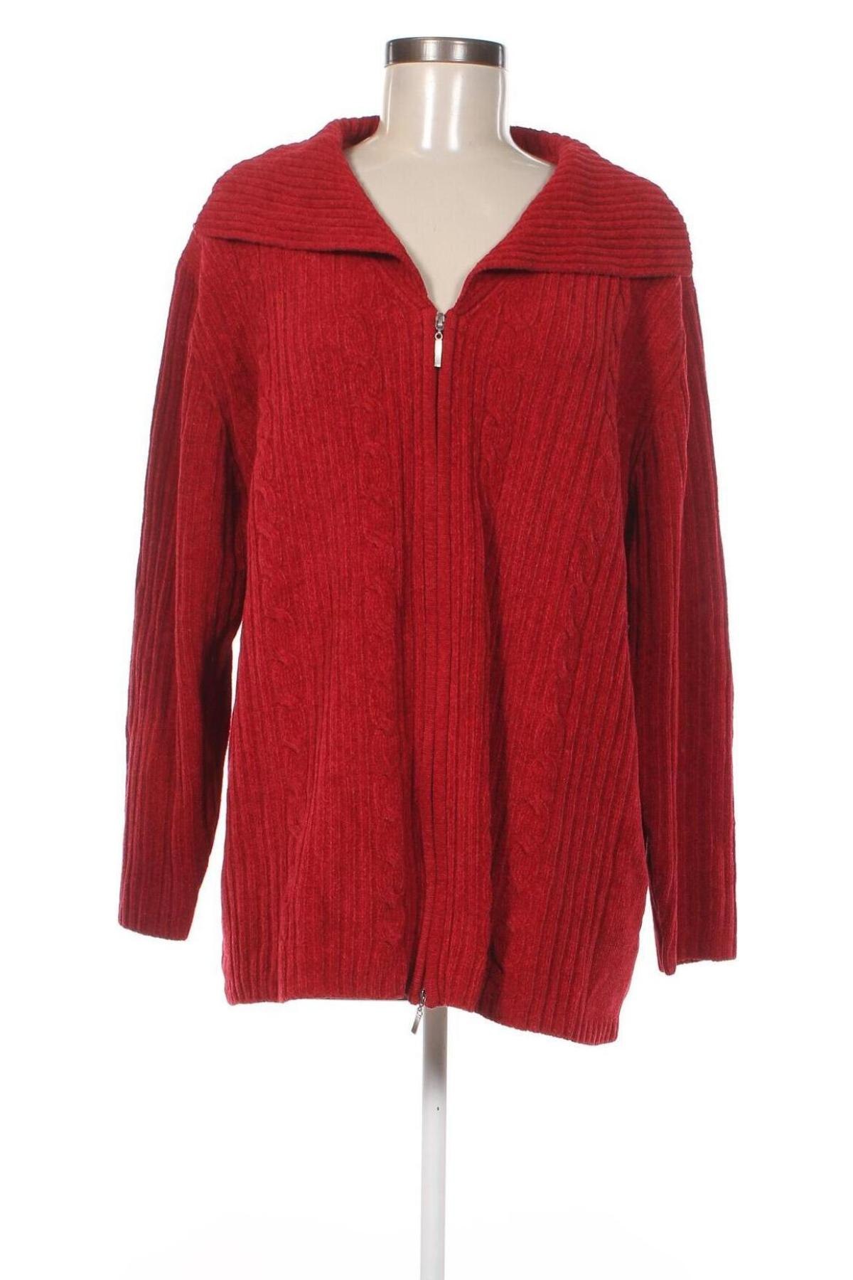 Damen Strickjacke Thea, Größe XXL, Farbe Rot, Preis € 13,84