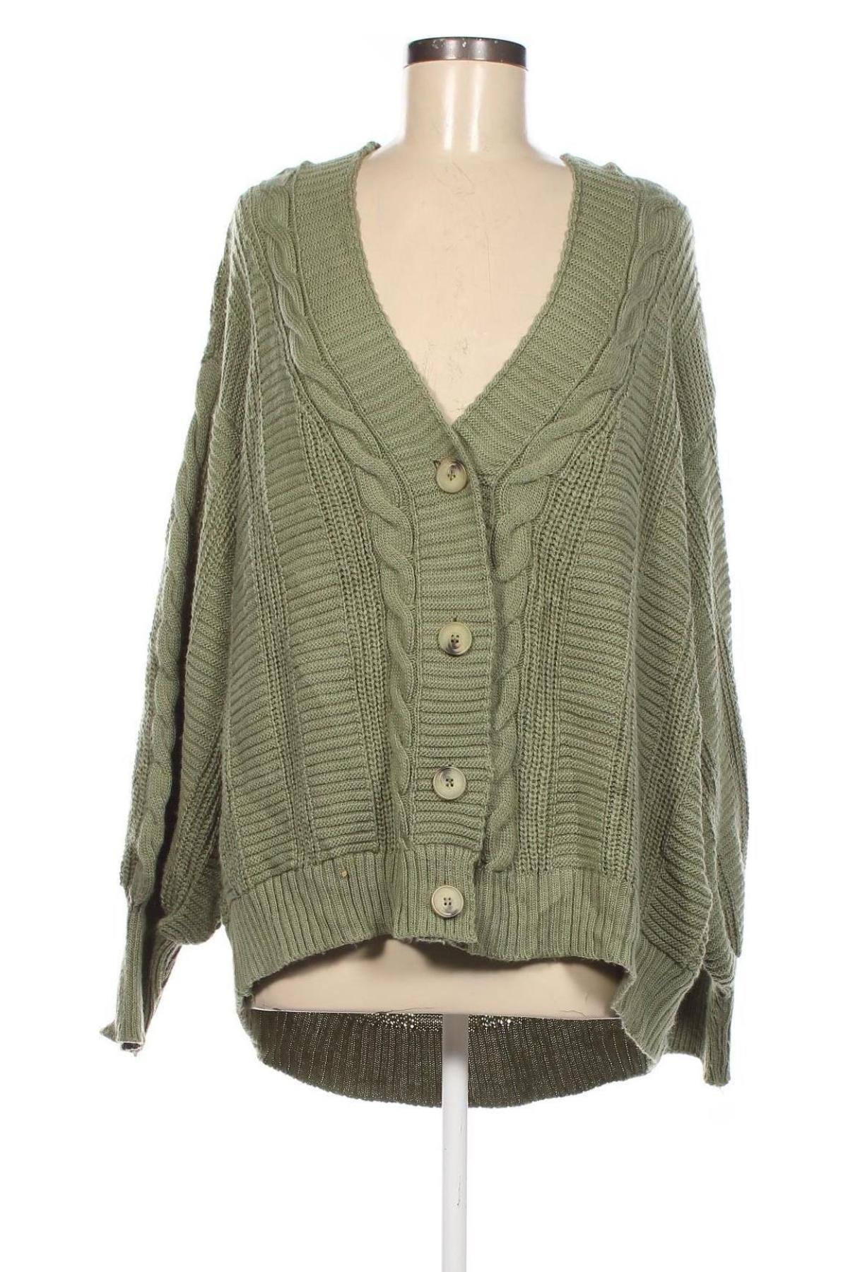 Cardigan de damă Trendyol, Mărime S, Culoare Verde, Preț 59,34 Lei