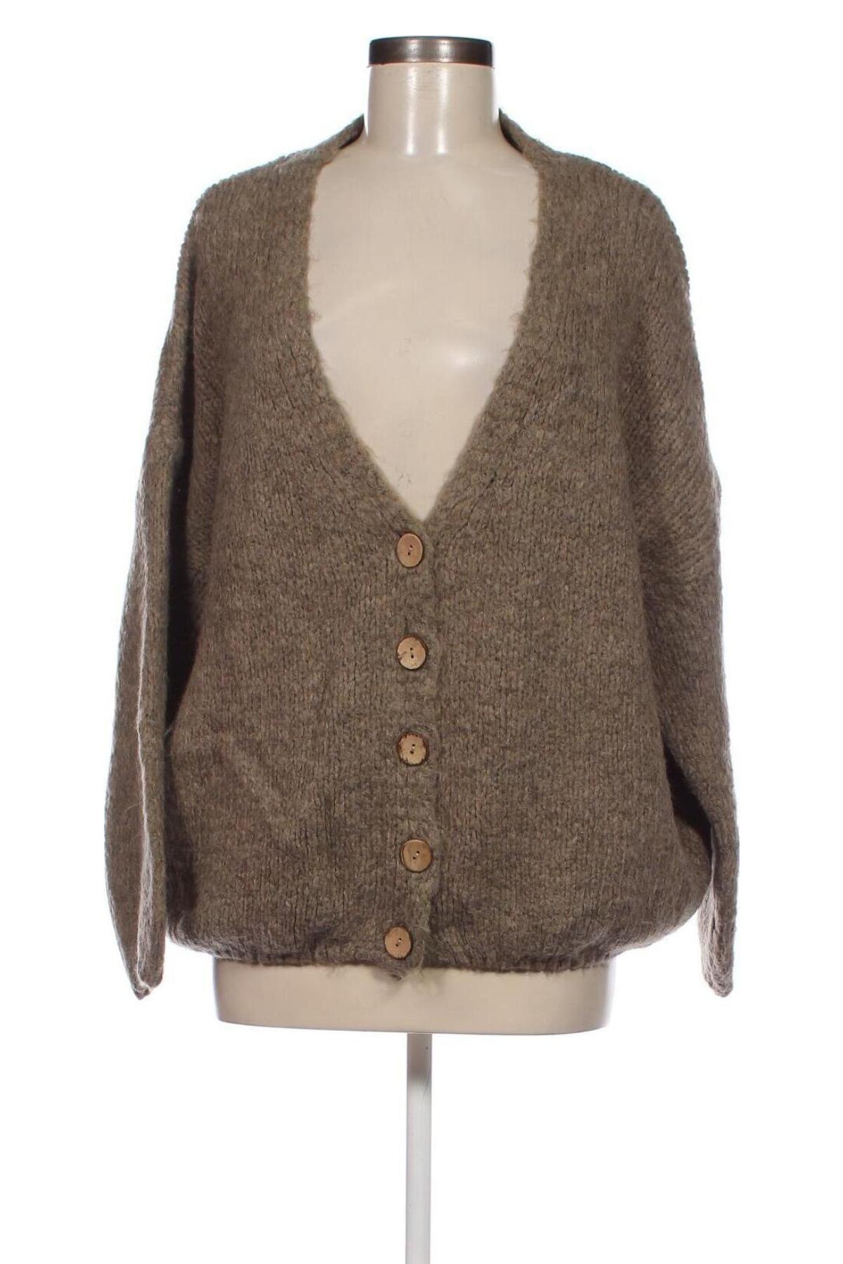 Cardigan de damă V Milano, Mărime M, Culoare Bej, Preț 41,97 Lei