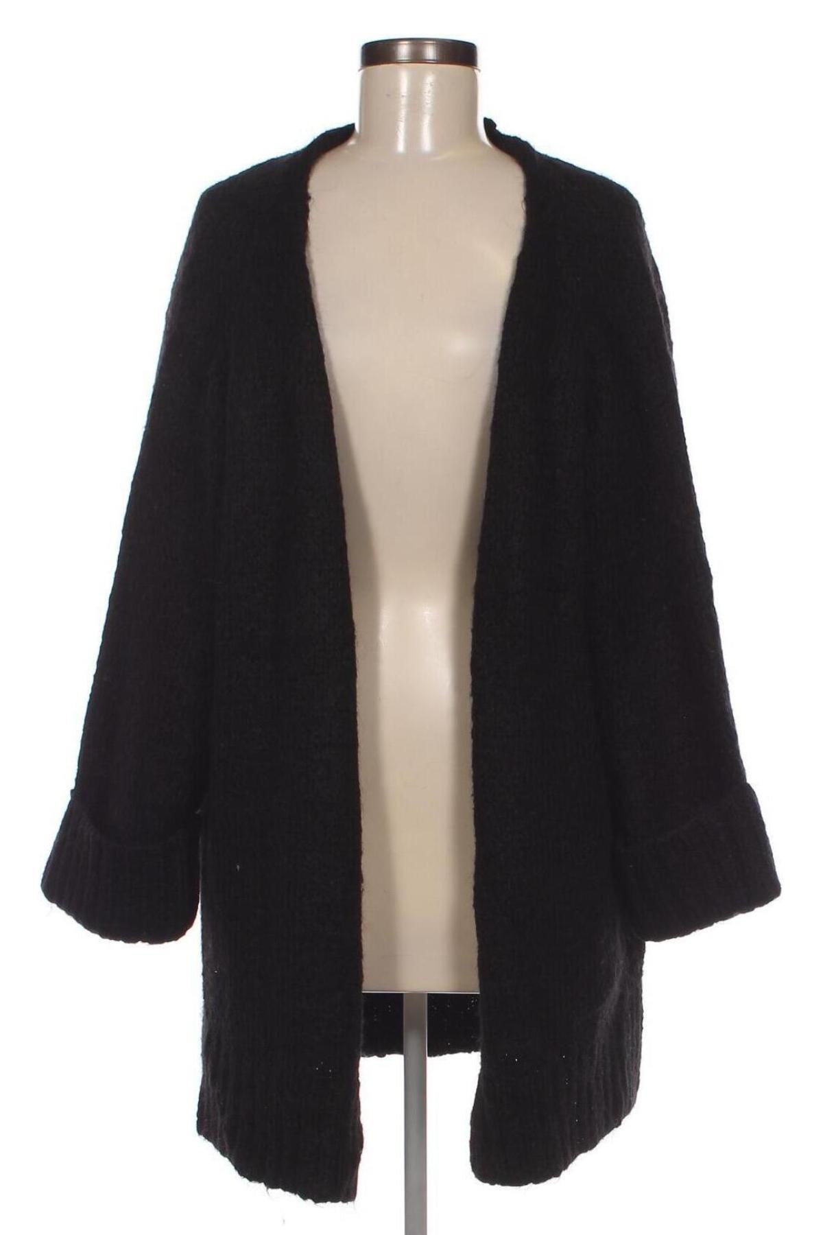 Damen Strickjacke Zara, Größe M, Farbe Schwarz, Preis 8,83 €
