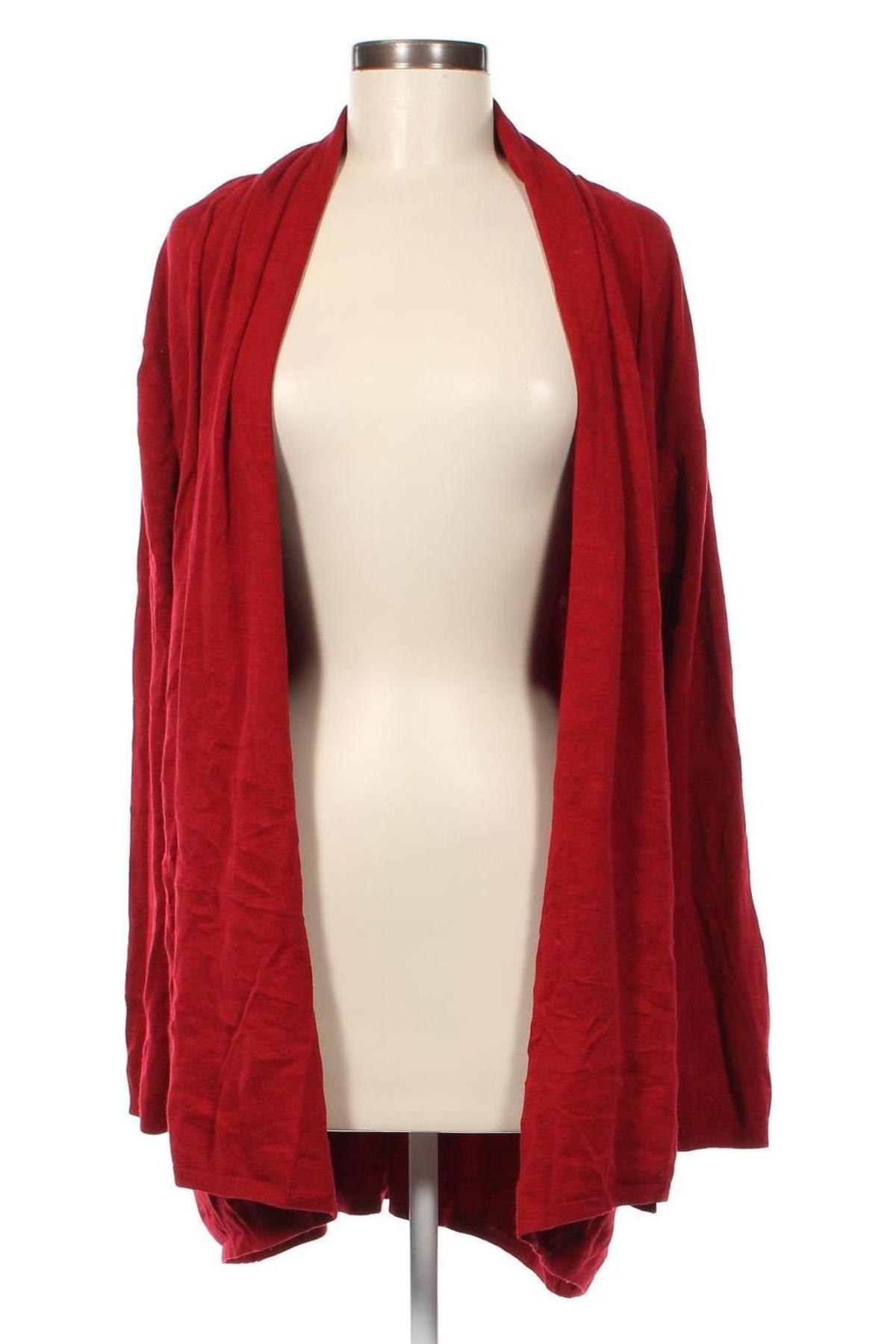 Cardigan de damă Zara Knitwear, Mărime L, Culoare Roșu, Preț 23,09 Lei