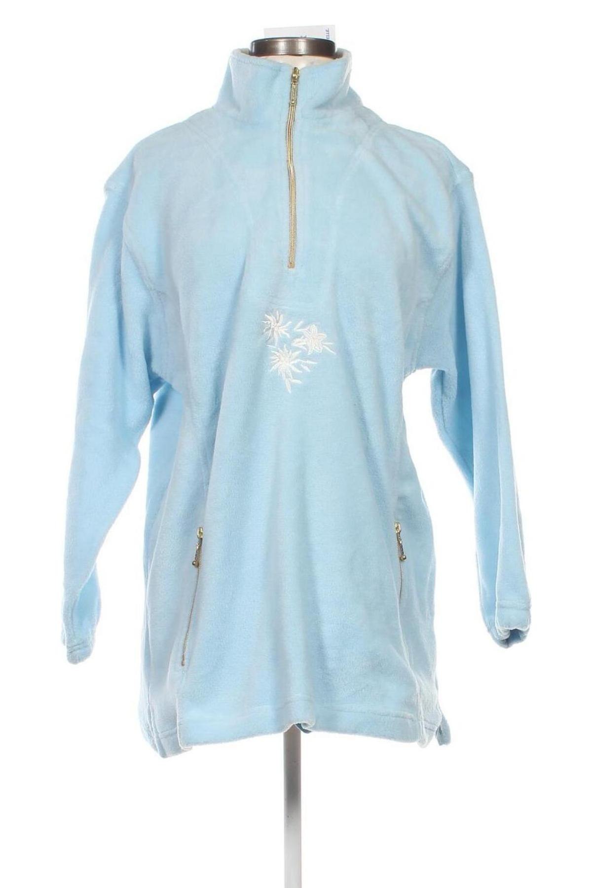 Damen Fleece Shirt, Größe M, Farbe Blau, Preis 10,02 €