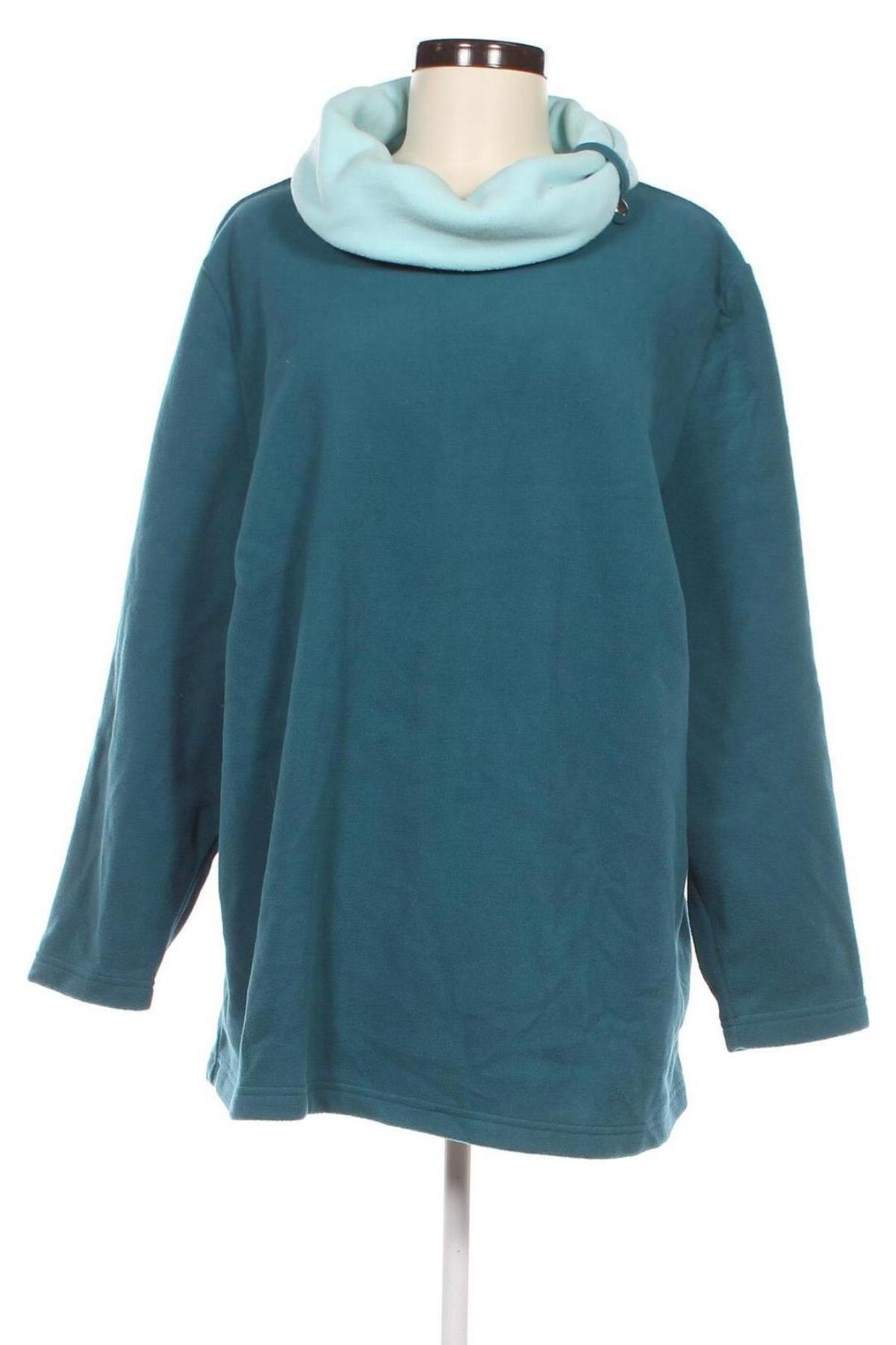 Дамска поларена блуза, Размер 3XL, Цвят Син, Цена 18,05 лв.
