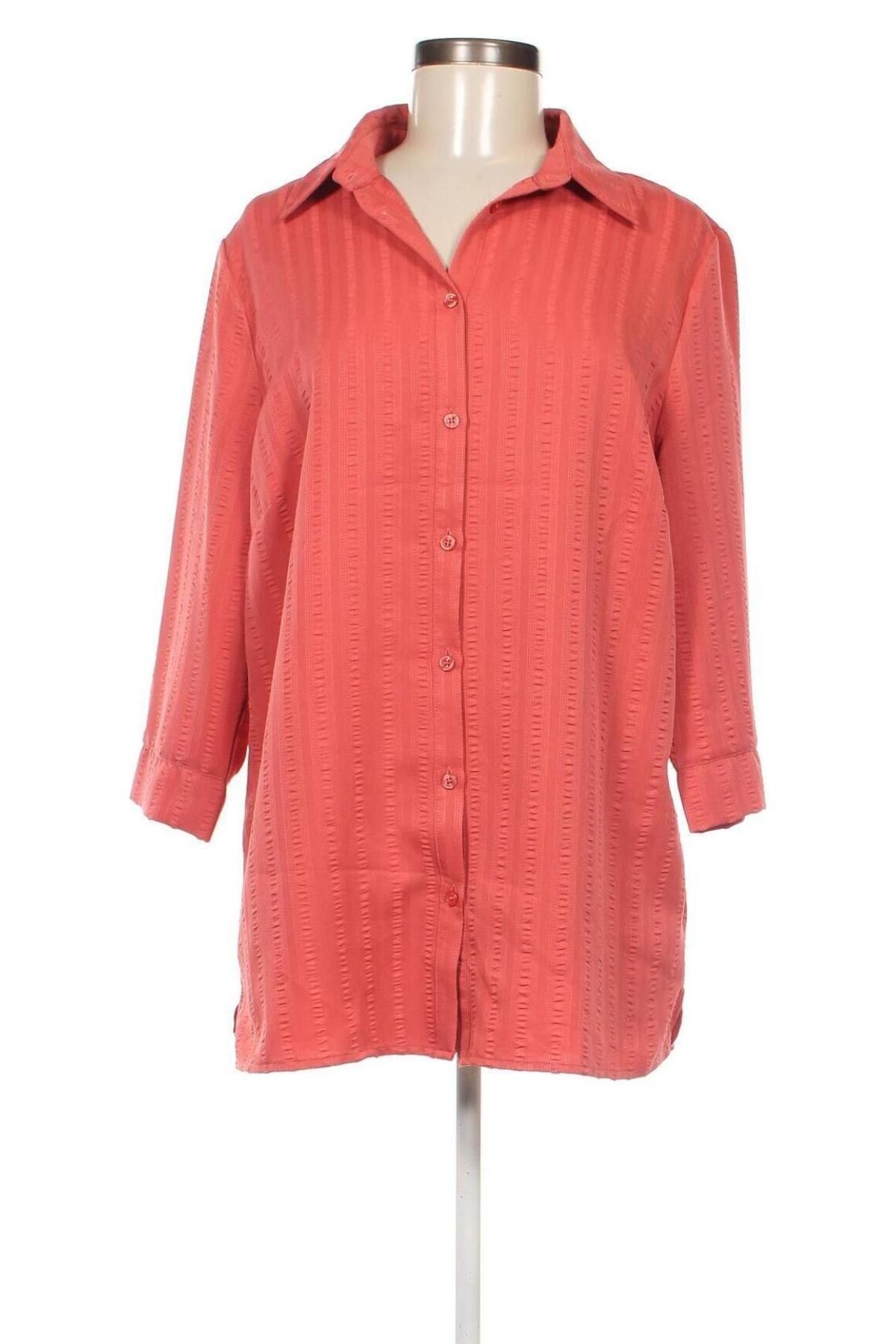 Γυναικείο πουκάμισο, Μέγεθος XL, Χρώμα Πορτοκαλί, Τιμή 7,73 €