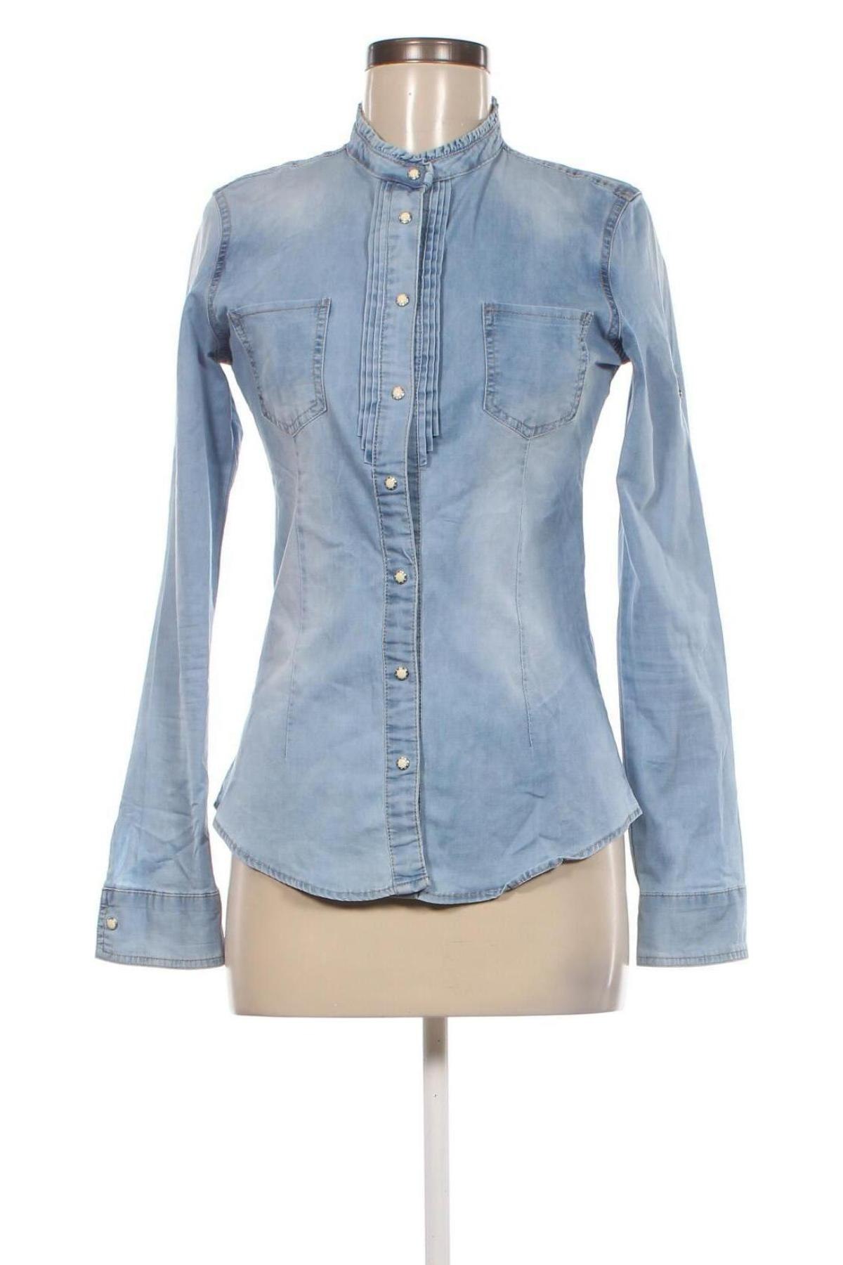 Γυναικείο πουκάμισο, Μέγεθος M, Χρώμα Μπλέ, Τιμή 7,23 €