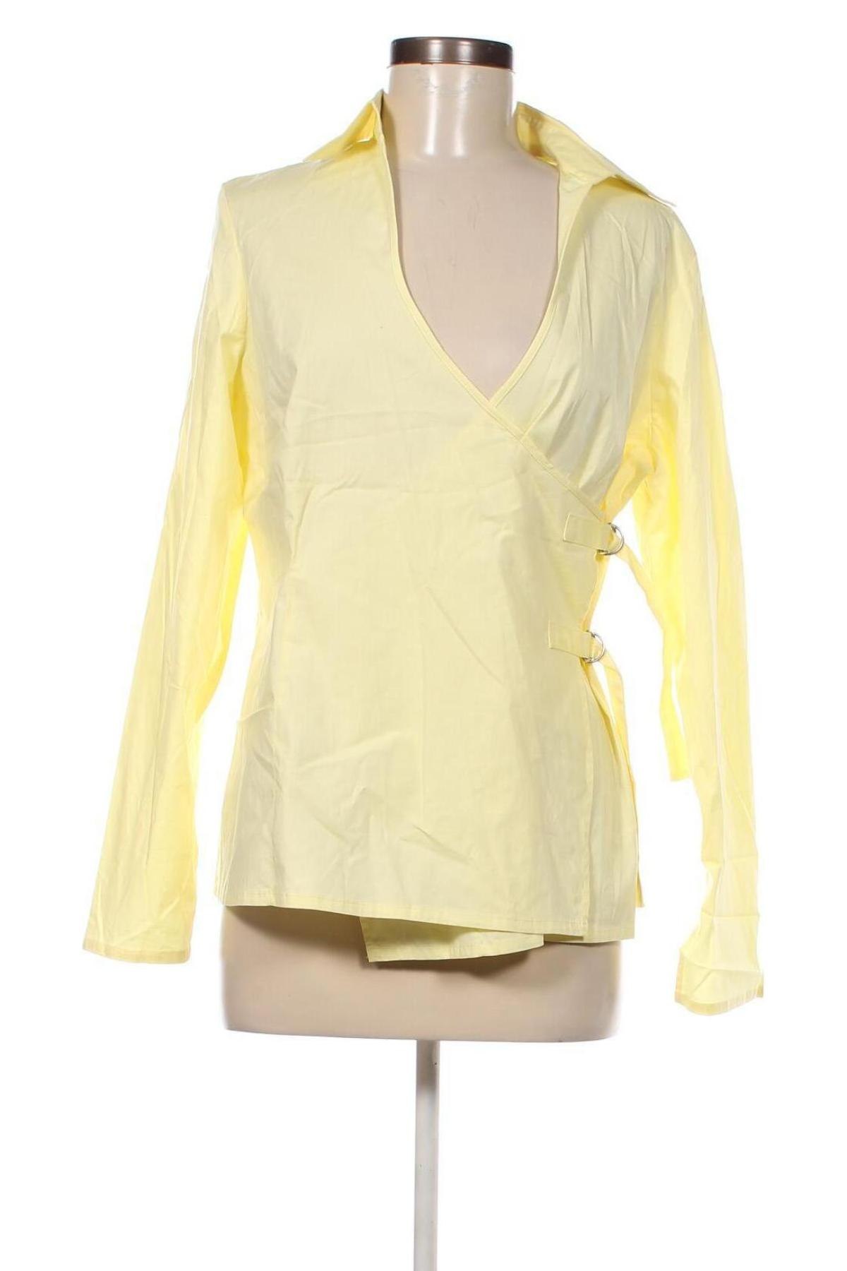 Дамска риза, Размер L, Цвят Жълт, Цена 13,48 лв.