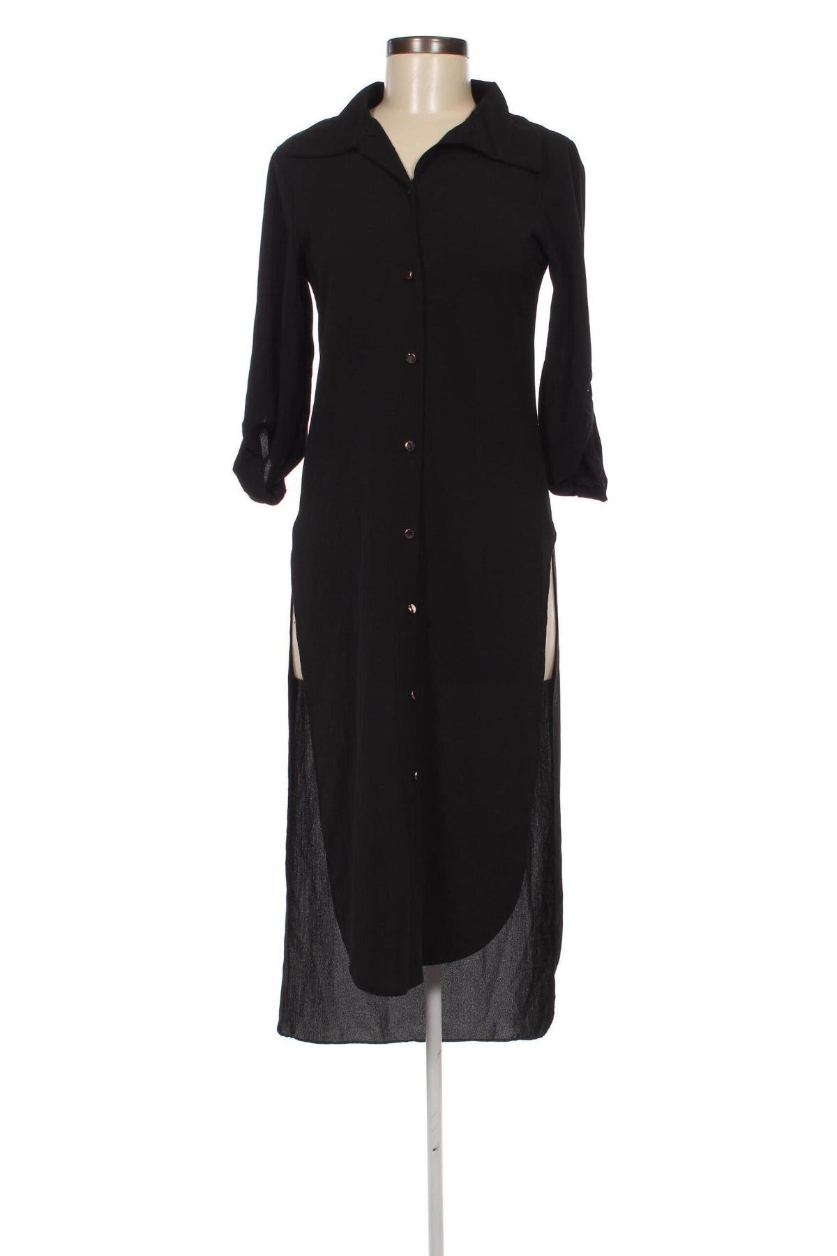 Γυναικείο πουκάμισο, Μέγεθος S, Χρώμα Μαύρο, Τιμή 6,18 €