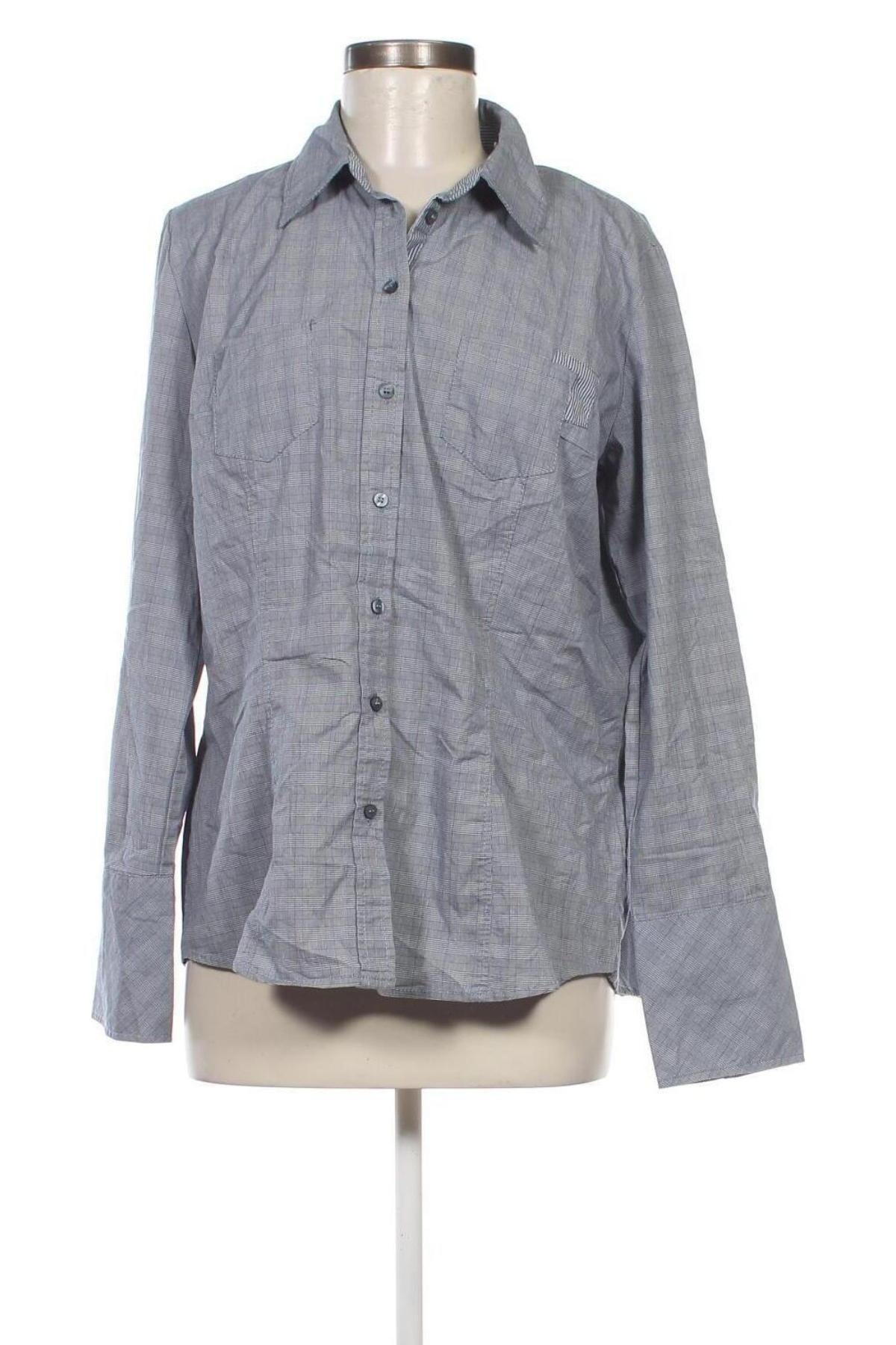 Γυναικείο πουκάμισο, Μέγεθος XXL, Χρώμα Γκρί, Τιμή 7,73 €