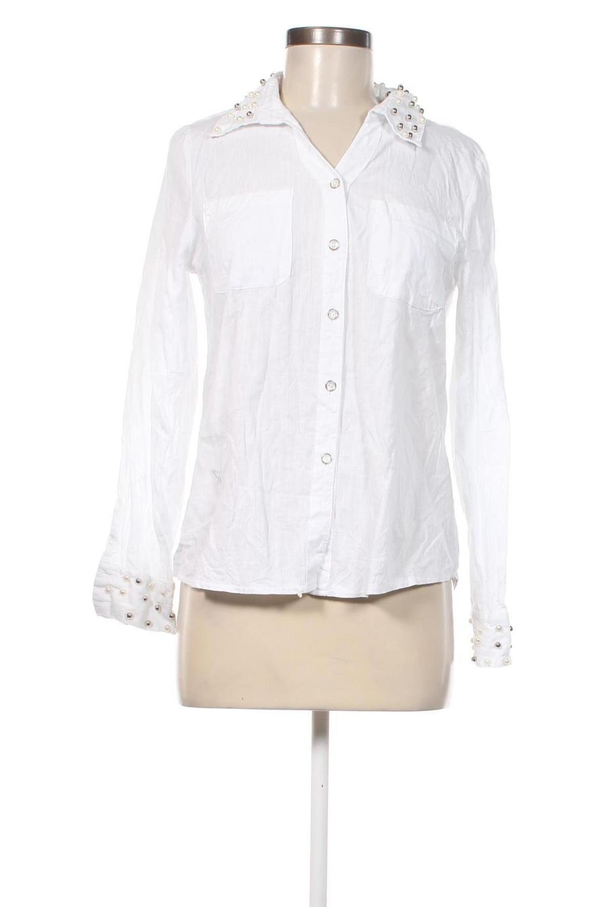 Γυναικείο πουκάμισο, Μέγεθος L, Χρώμα Λευκό, Τιμή 7,29 €