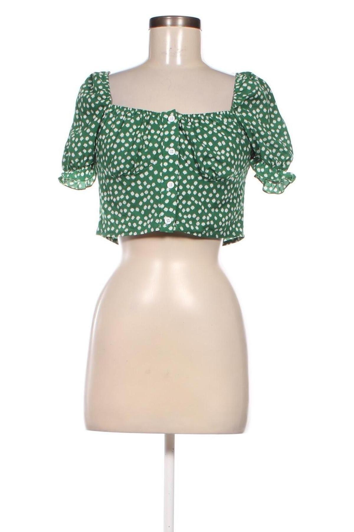 Γυναικείο πουκάμισο, Μέγεθος M, Χρώμα Πράσινο, Τιμή 3,09 €