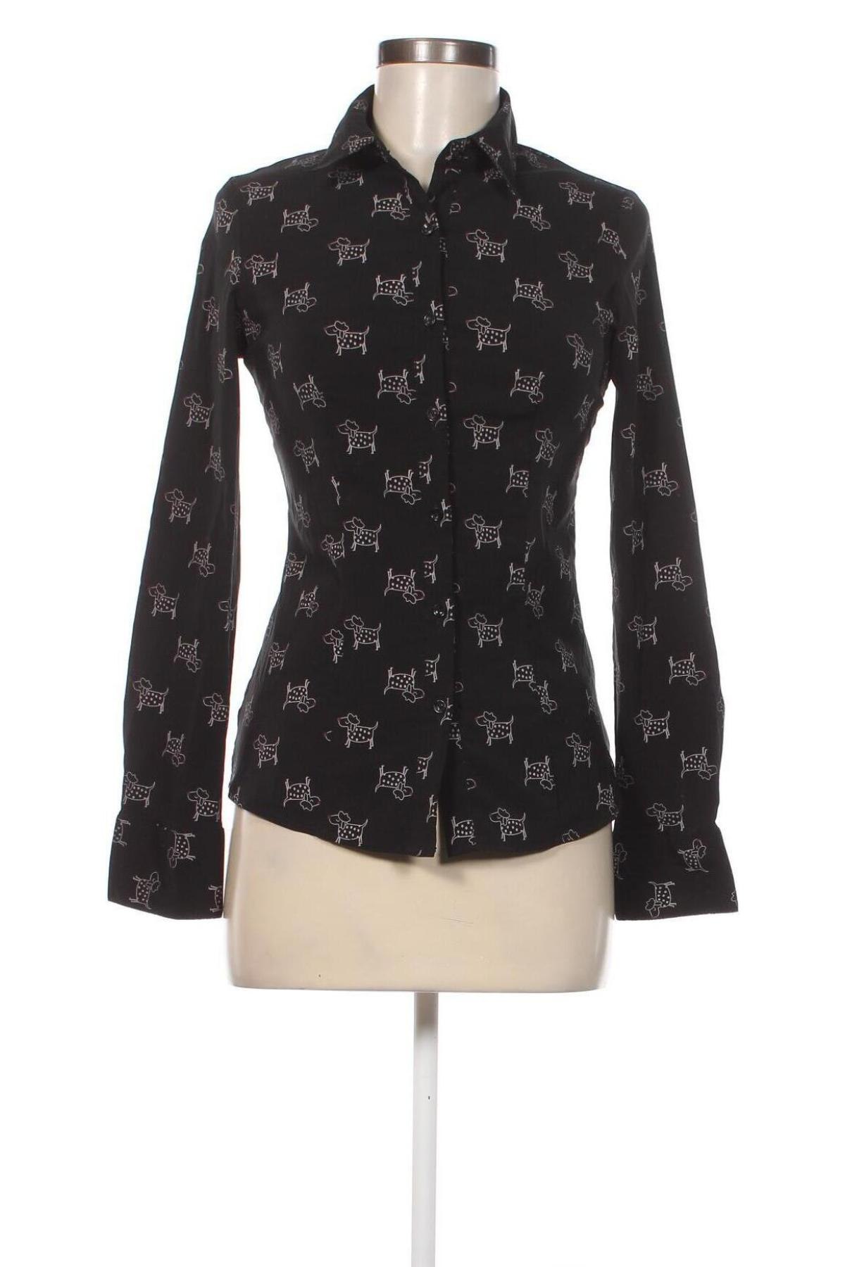Γυναικείο πουκάμισο, Μέγεθος M, Χρώμα Μαύρο, Τιμή 6,52 €