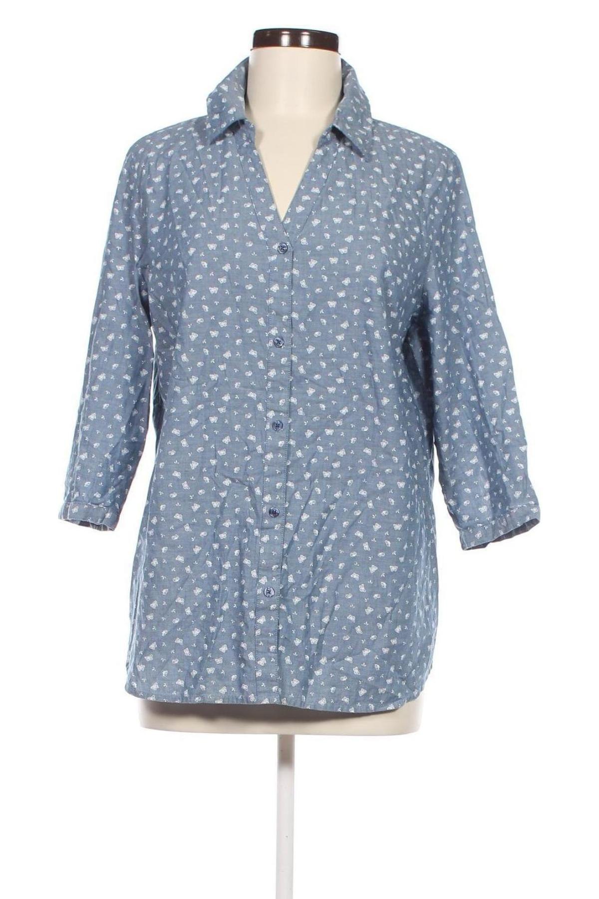 Γυναικείο πουκάμισο, Μέγεθος XL, Χρώμα Μπλέ, Τιμή 6,96 €