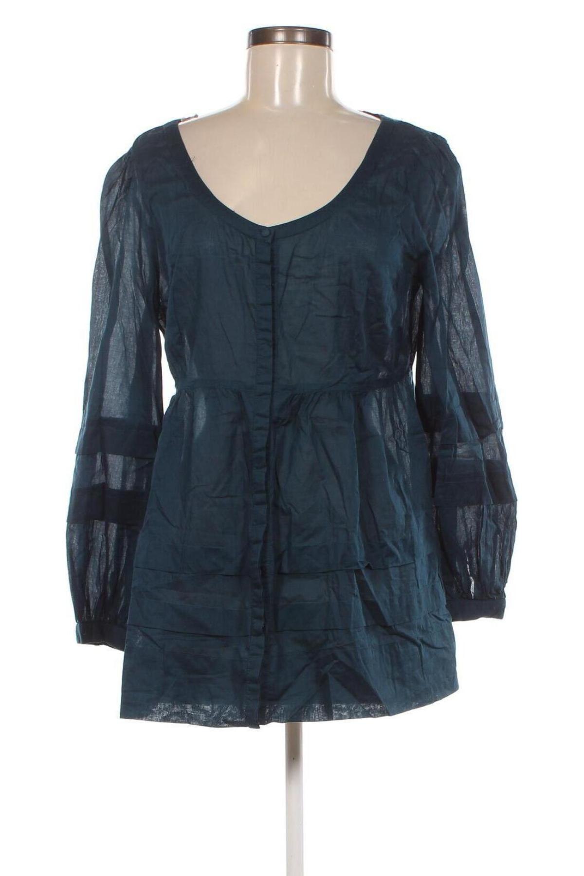Γυναικείο πουκάμισο, Μέγεθος M, Χρώμα Μπλέ, Τιμή 7,31 €