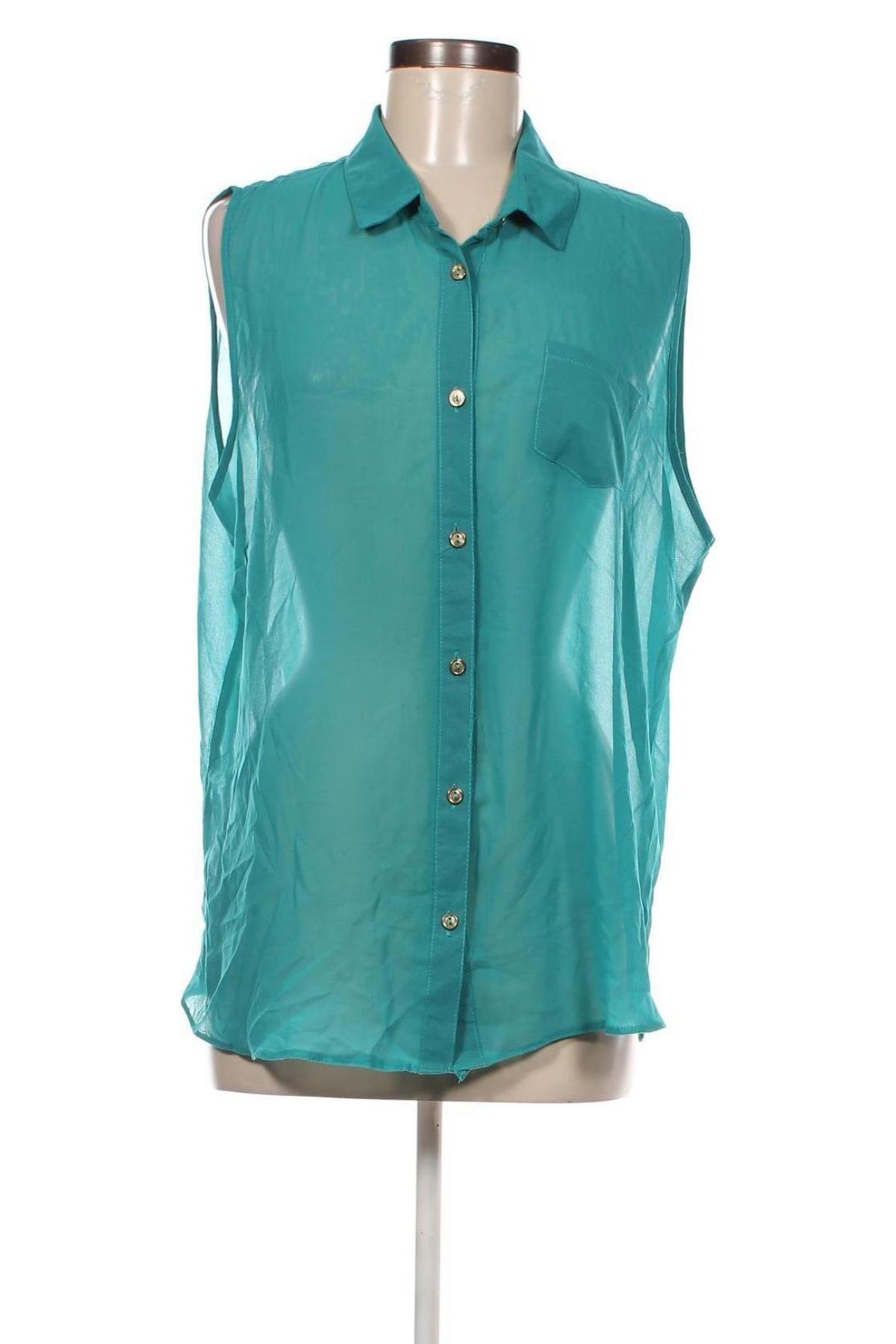 Γυναικείο πουκάμισο Atmosphere, Μέγεθος XL, Χρώμα Μπλέ, Τιμή 8,04 €
