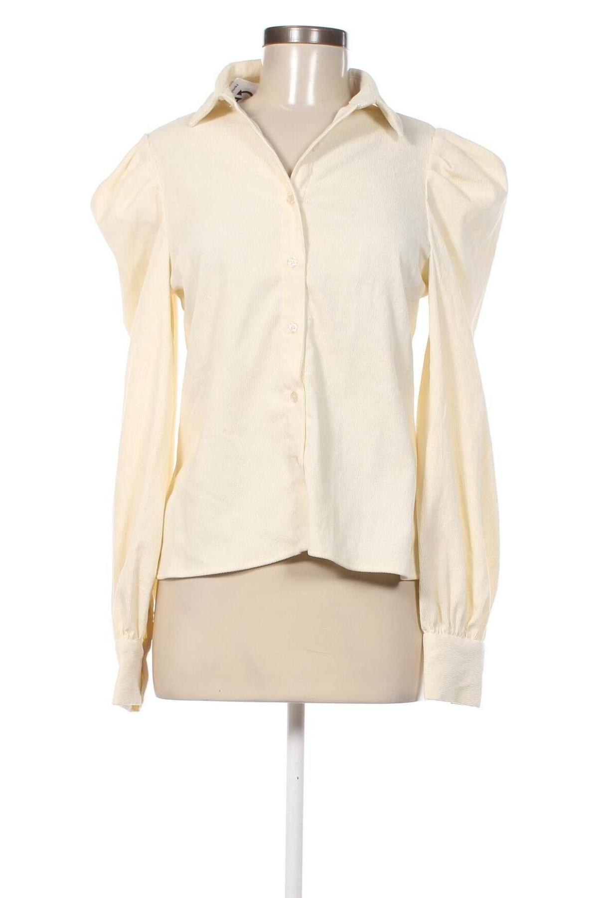 Γυναικείο πουκάμισο Bik Bok, Μέγεθος XS, Χρώμα Εκρού, Τιμή 6,03 €