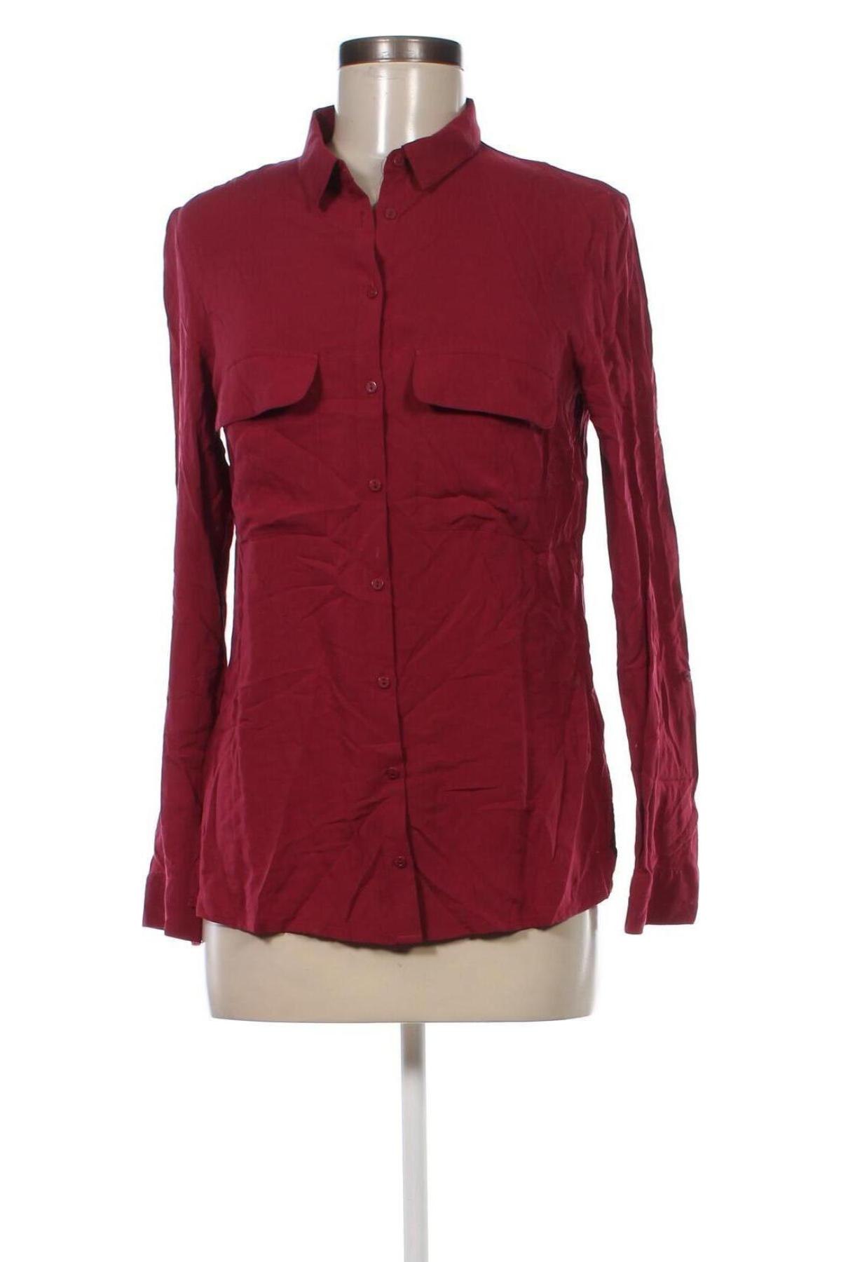 Γυναικείο πουκάμισο Camaieu, Μέγεθος M, Χρώμα Κόκκινο, Τιμή 6,18 €