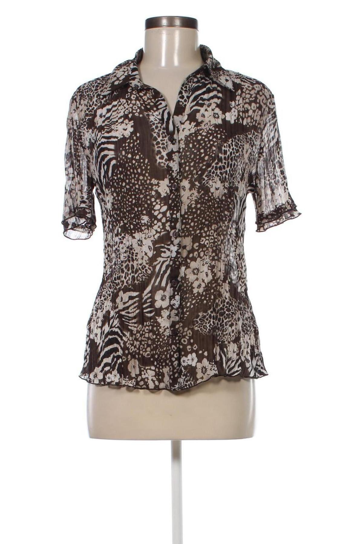 Γυναικείο πουκάμισο Canda, Μέγεθος L, Χρώμα Πολύχρωμο, Τιμή 8,35 €