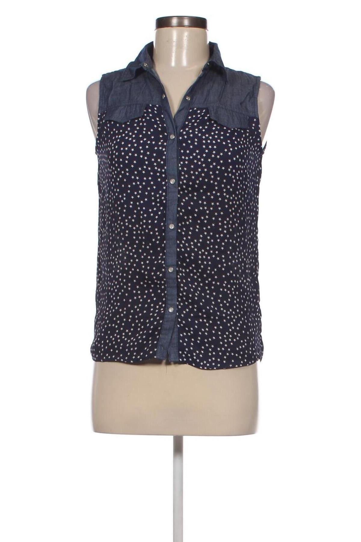 Γυναικείο πουκάμισο Colloseum, Μέγεθος XS, Χρώμα Μπλέ, Τιμή 4,64 €