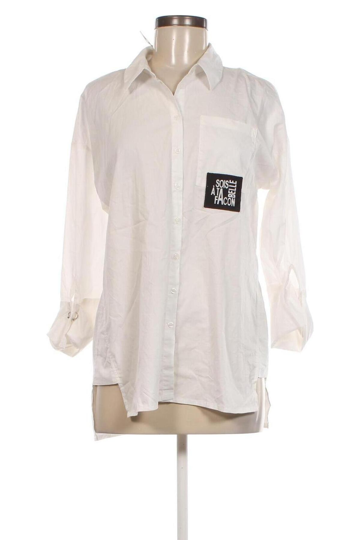 Γυναικείο πουκάμισο Comma,, Μέγεθος M, Χρώμα Λευκό, Τιμή 13,36 €