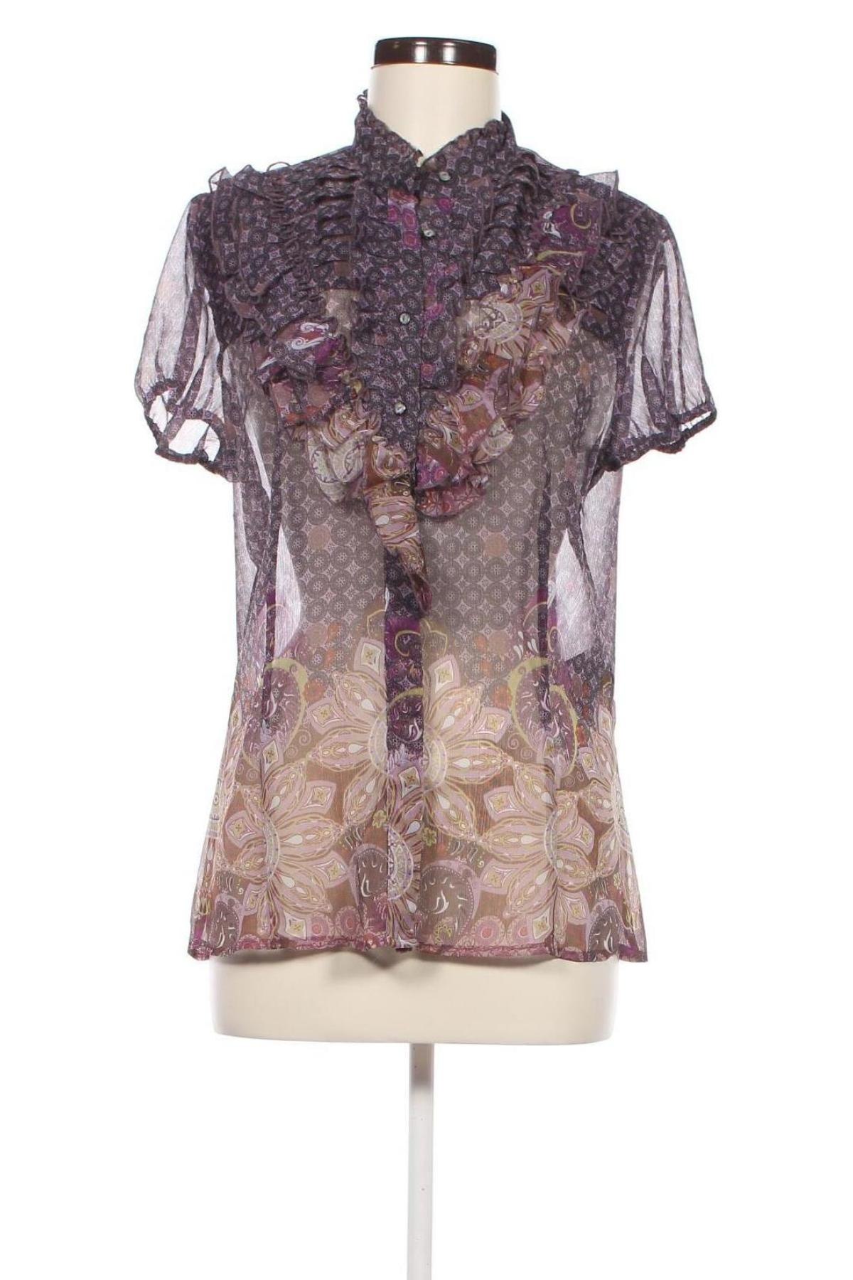 Γυναικείο πουκάμισο Comma,, Μέγεθος L, Χρώμα Πολύχρωμο, Τιμή 14,55 €