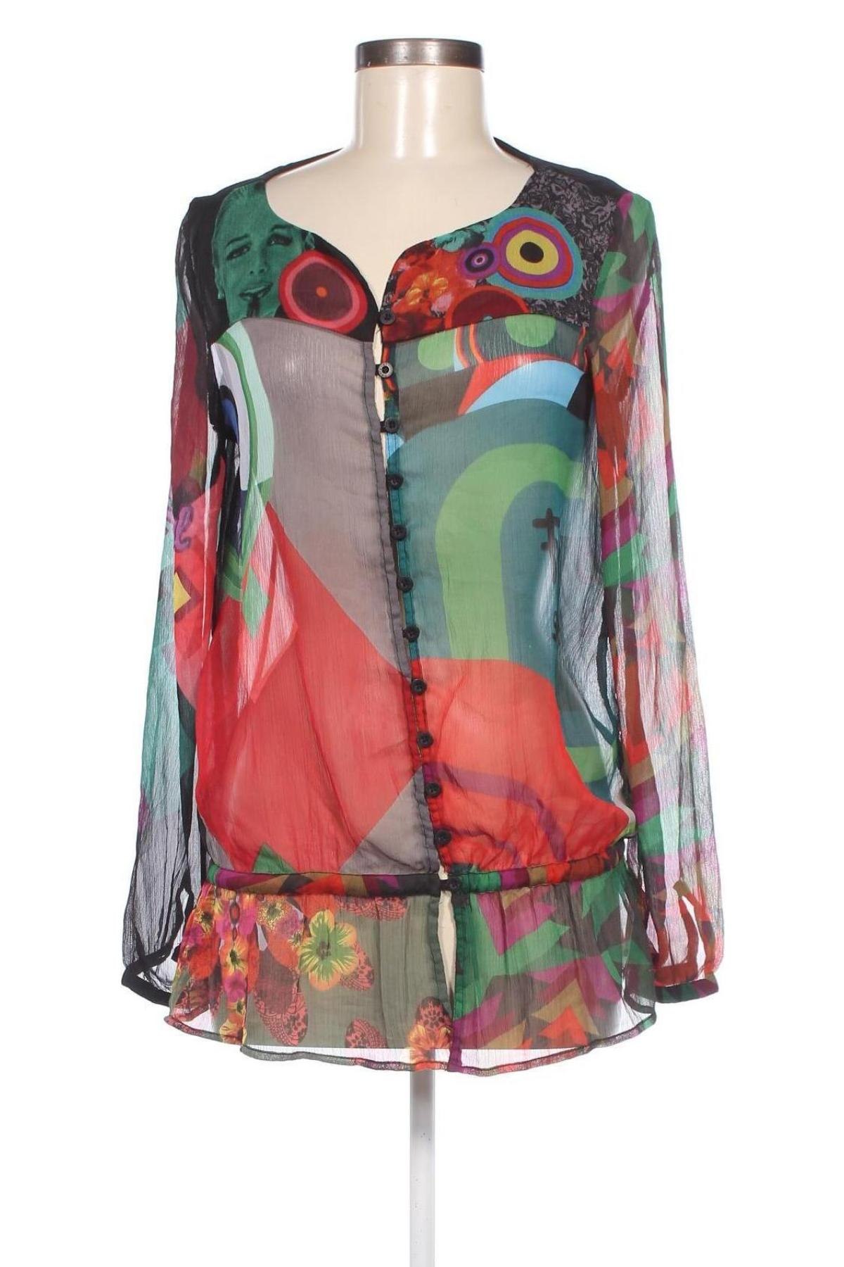 Damenbluse Desigual, Größe XS, Farbe Mehrfarbig, Preis 16,70 €