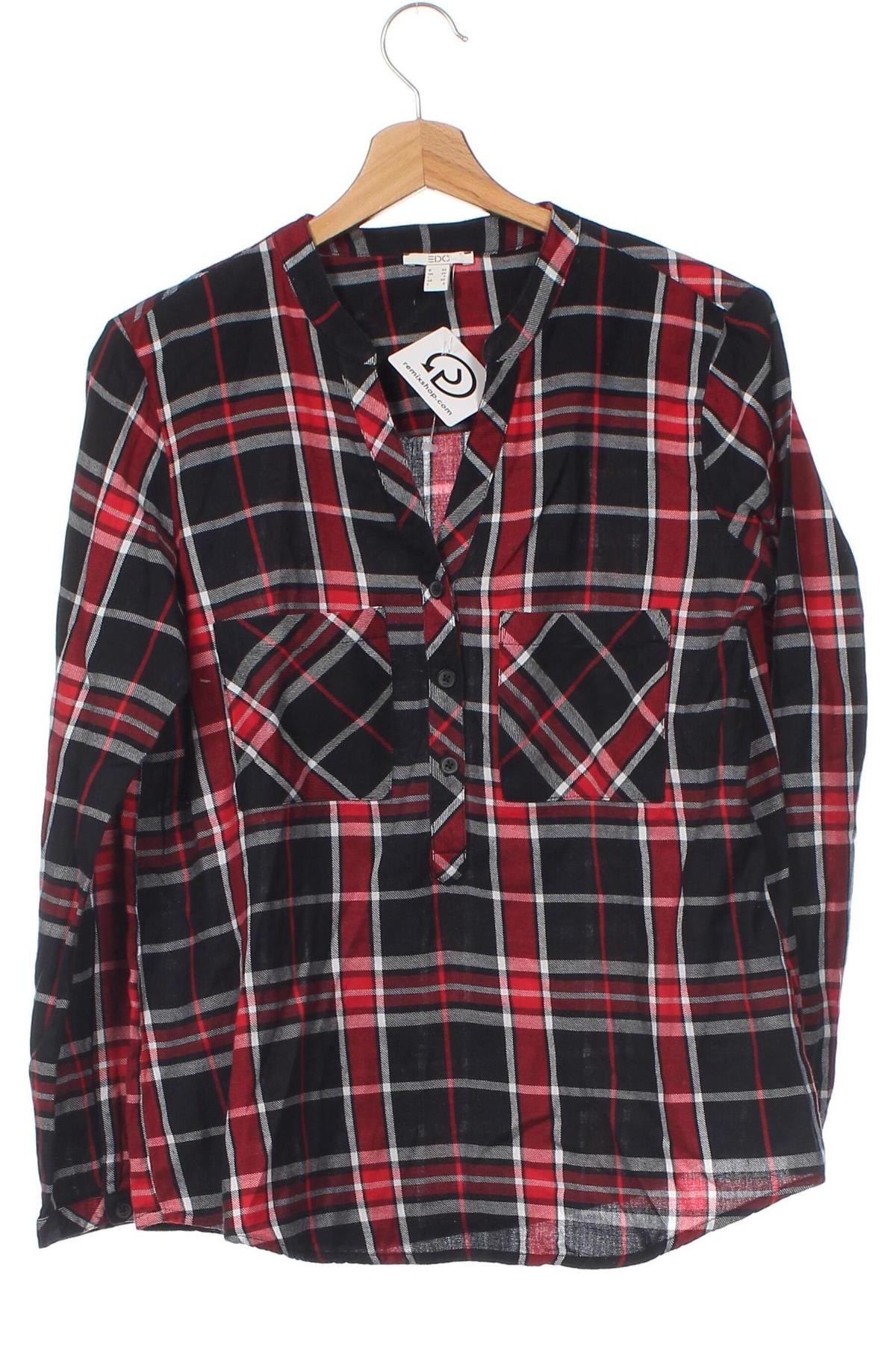 Γυναικείο πουκάμισο Edc By Esprit, Μέγεθος XS, Χρώμα Πολύχρωμο, Τιμή 46,65 €