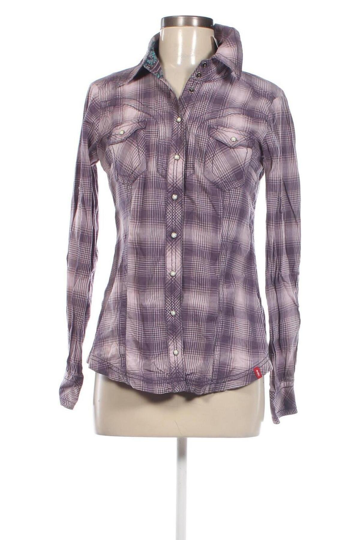 Γυναικείο πουκάμισο Edc By Esprit, Μέγεθος S, Χρώμα Βιολετί, Τιμή 9,39 €