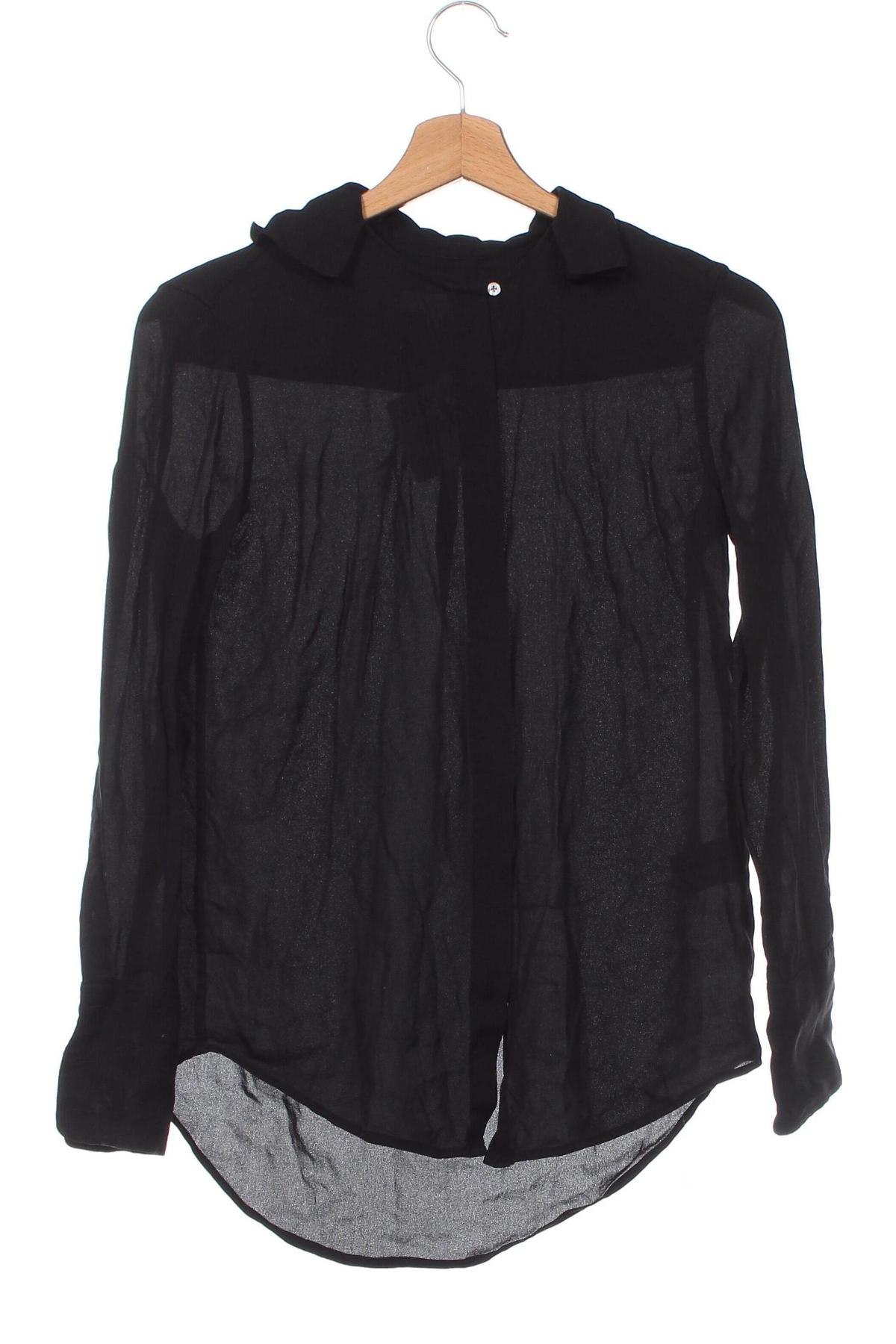 Γυναικείο πουκάμισο Equipment, Μέγεθος XS, Χρώμα Μαύρο, Τιμή 51,48 €