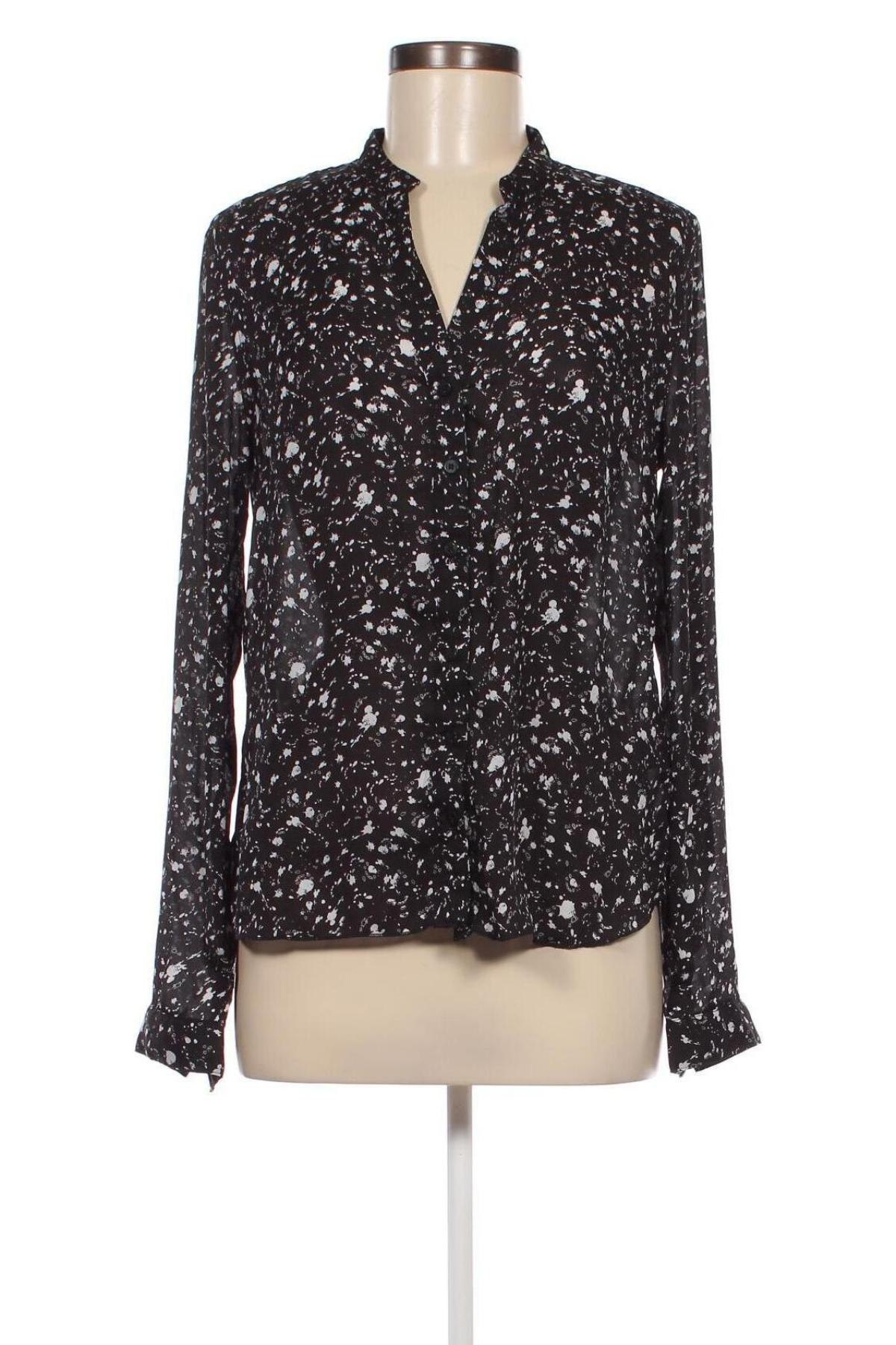 Γυναικείο πουκάμισο Flame, Μέγεθος M, Χρώμα Μαύρο, Τιμή 6,96 €