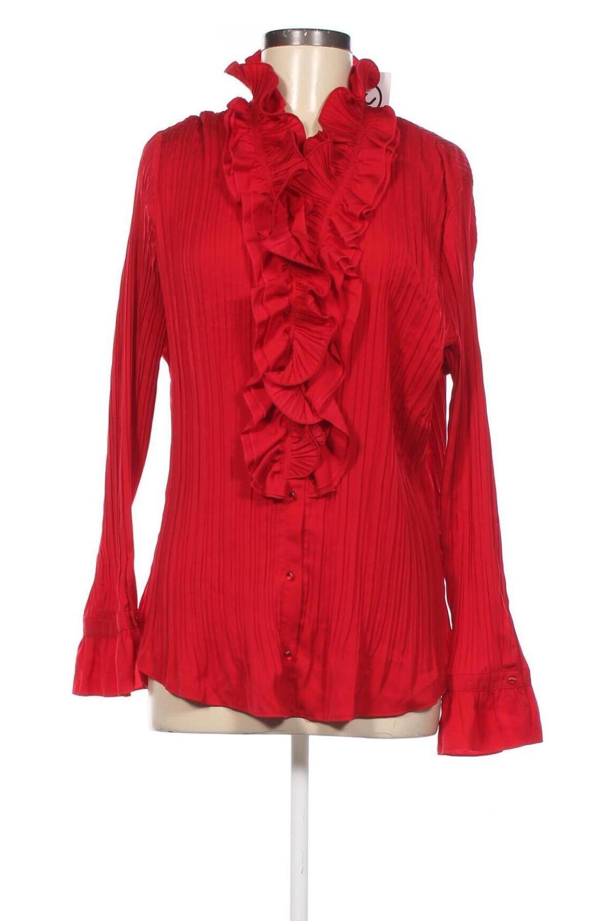 Γυναικείο πουκάμισο Gerry Weber, Μέγεθος L, Χρώμα Κόκκινο, Τιμή 13,36 €