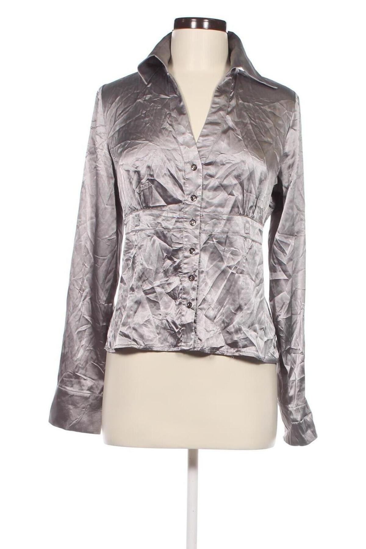 Дамска риза Gianni Rodini, Размер S, Цвят Сив, Цена 15,30 лв.