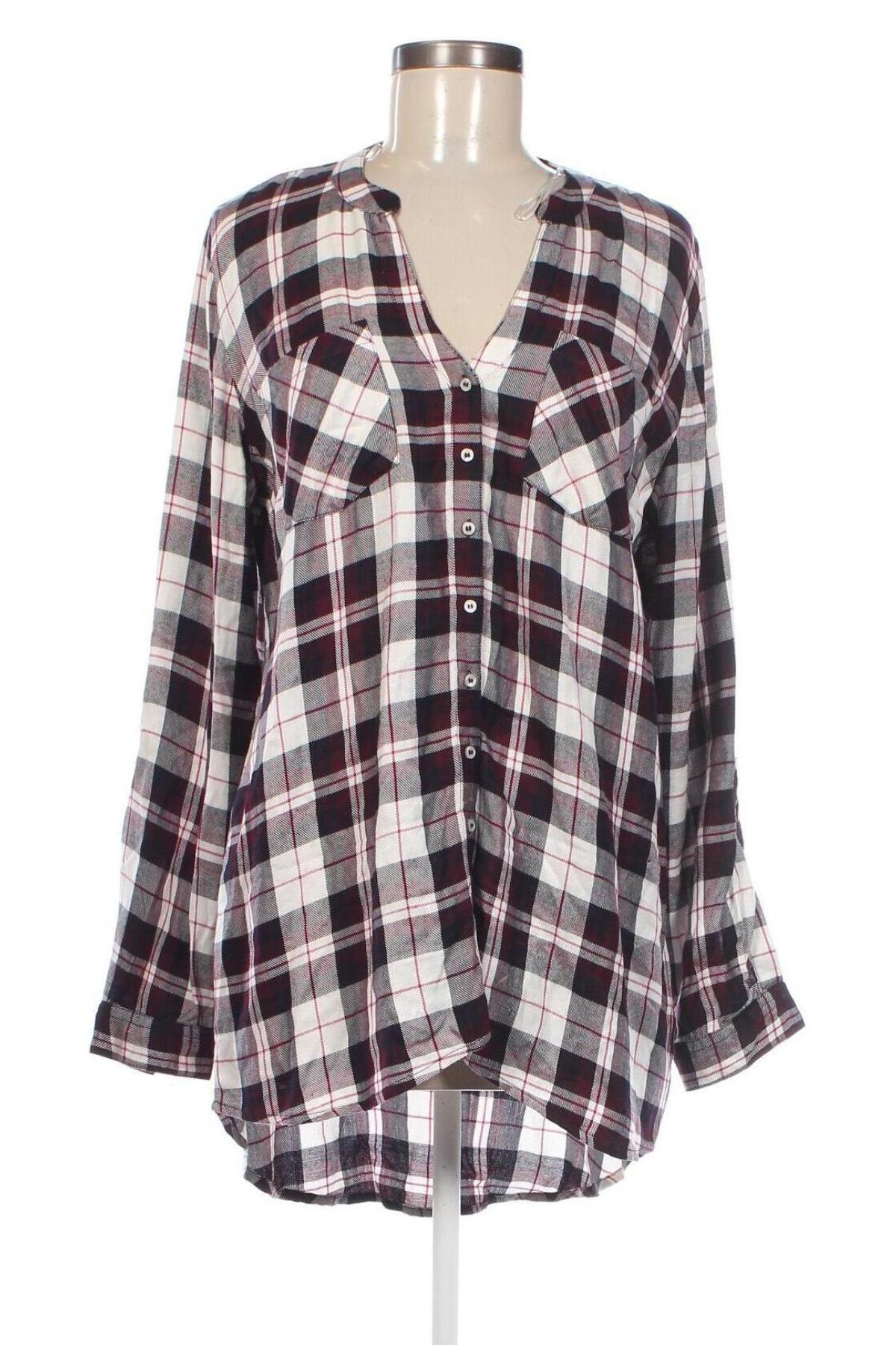 Γυναικείο πουκάμισο Gina, Μέγεθος L, Χρώμα Πολύχρωμο, Τιμή 8,50 €