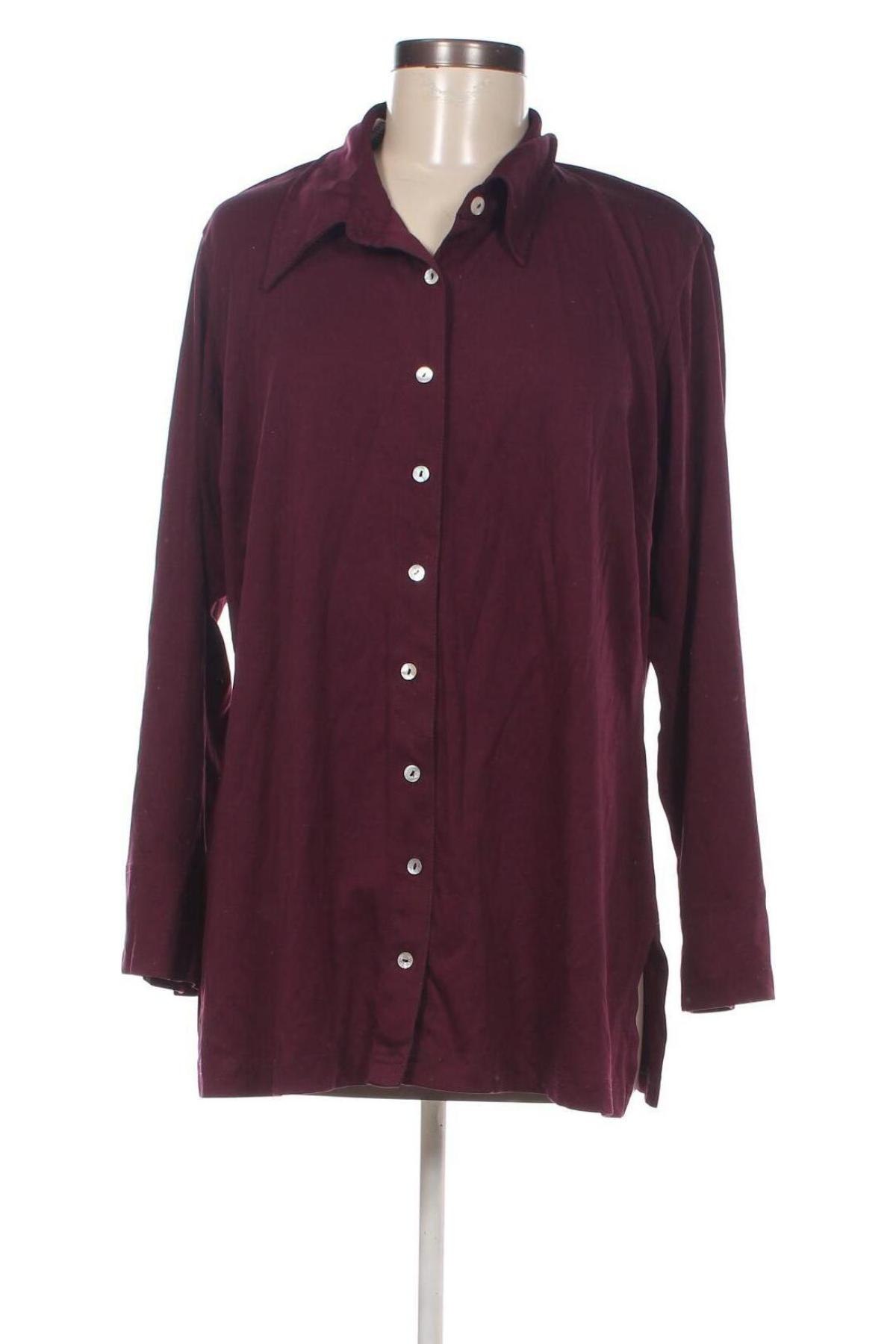 Γυναικείο πουκάμισο H&M, Μέγεθος XL, Χρώμα Βιολετί, Τιμή 6,91 €