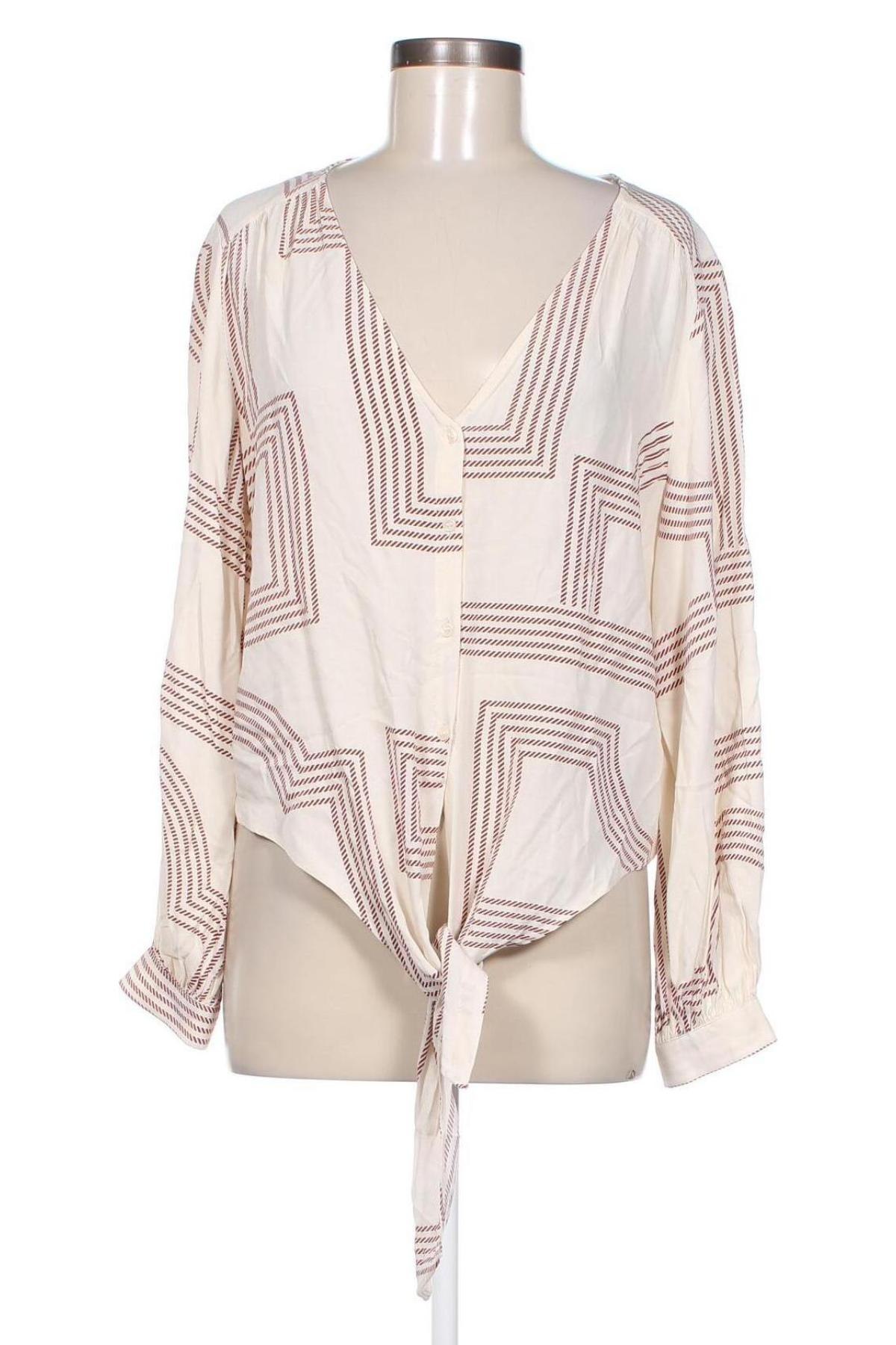 Γυναικείο πουκάμισο H&M, Μέγεθος XL, Χρώμα Εκρού, Τιμή 6,96 €