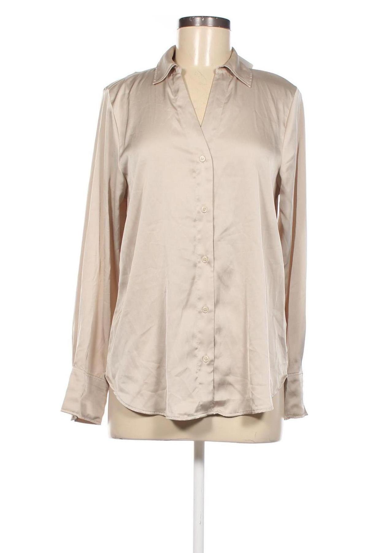 Γυναικείο πουκάμισο H&M, Μέγεθος S, Χρώμα  Μπέζ, Τιμή 6,18 €